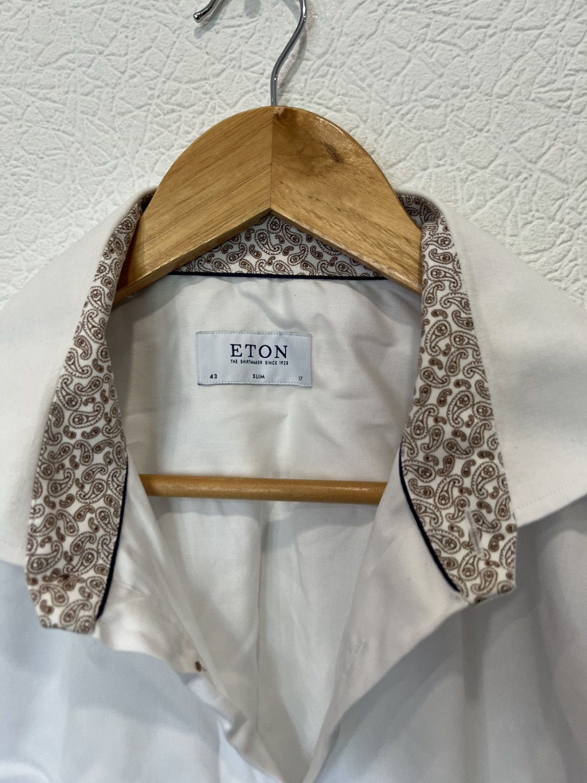 Eton Eton White Button Up Shirt Classic Size US L / EU 52-54 / 3 - 2 Thumbnail