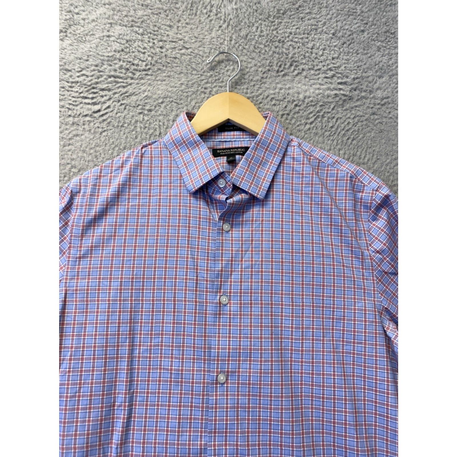 Banana Republic Banana Republic Button Up Shirt Men's M Slim Fit Long Sleeve Multicolor /0242 Size US M / EU 48-50 / 2 - 2 Thumbnail