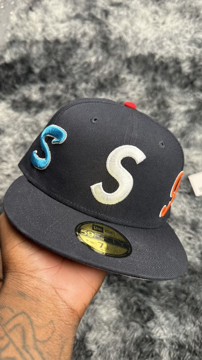 Supreme Multi S Logo New Era 59Fifty Fitted Hat Black - SS25
