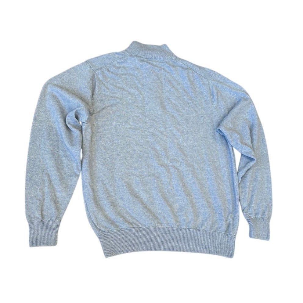 Peter Millar Sweater 1XL Light Blue Wool Cashmere Luxe Blend, Men's — image 5 of 6