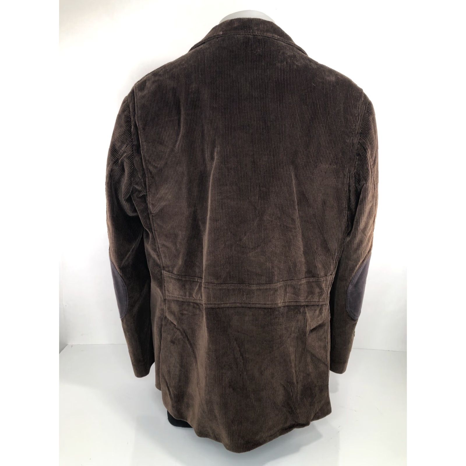 Vintage Beretta Blazer Shirt Corduroy Belted Back Elbow Patch Jacket 52 Brown Men Size 52R - 4 Thumbnail
