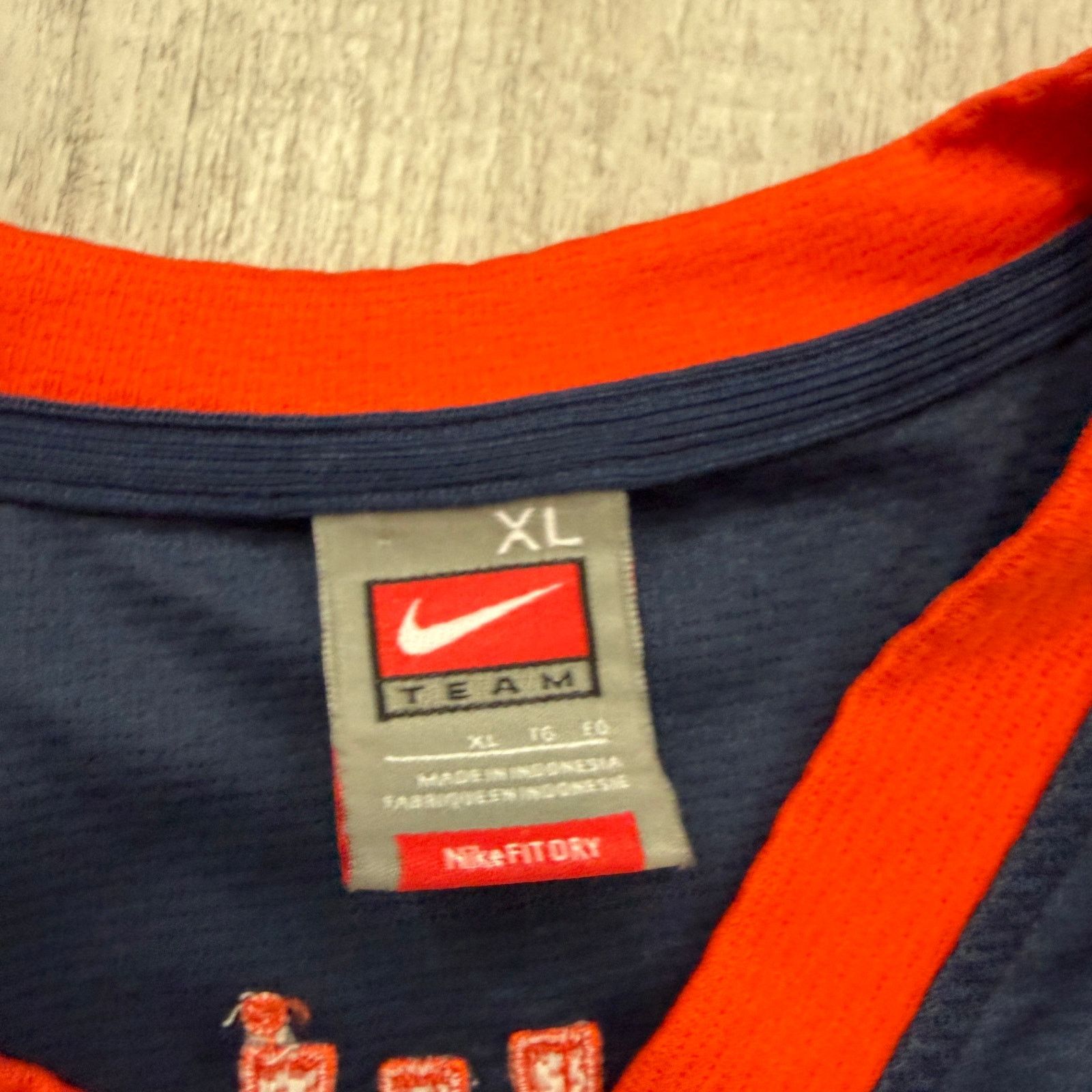 Nike Vintage Nike Syracuse Orange Shirt Men's XL Blue Center Size US XL / EU 56 / 4 - 4 Thumbnail