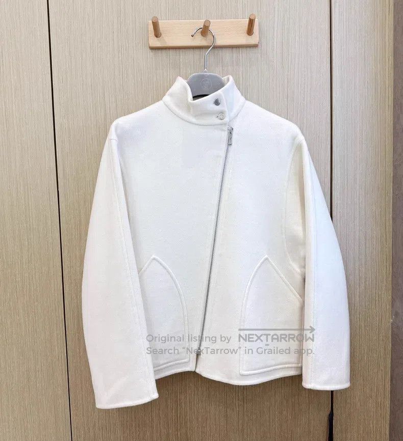 Hermes Hermes Beige 100% Cashmere Coat Jacket Size XXS / US 00 / IT 34 - 1 Thumbnail