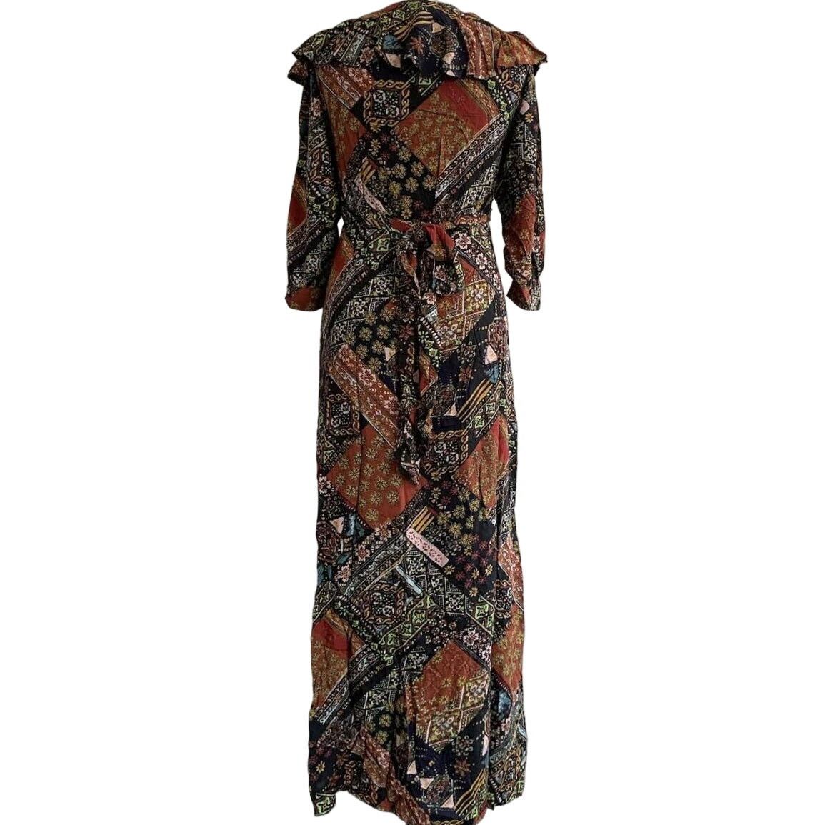 Free People New Free People Lennon Maxi Dress $168 X-SMALL Black Combo Size XS / US 0-2 / IT 36-38 - 6 Thumbnail