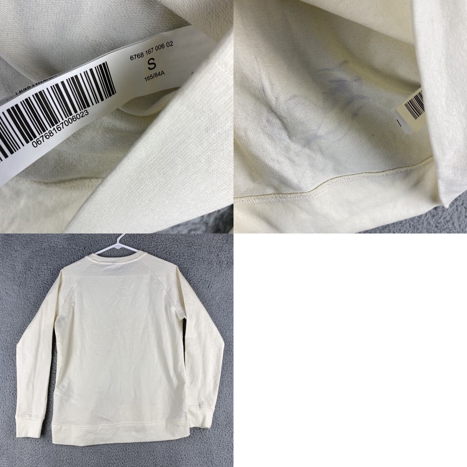 Stradivarius Stradivarius Women Sweater Crew Neck Stretch Dress Sz S Long Sleeve Ivory Knit Short Vintage No 47-41 Mens? Wait Size S / US 4 / IT 40 - 8 Thumbnail