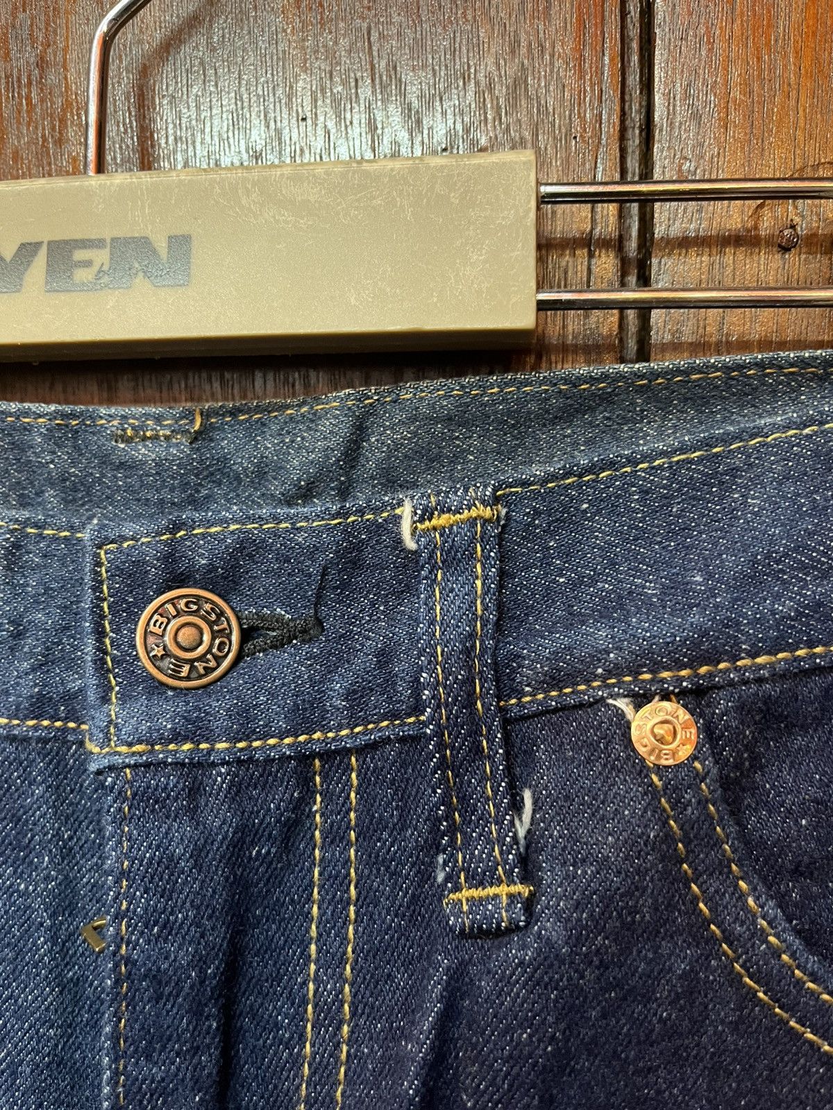 Japanese Brand × Vintage Big Stone Boot Cut Denim Pants Size US 31 - 4 Thumbnail