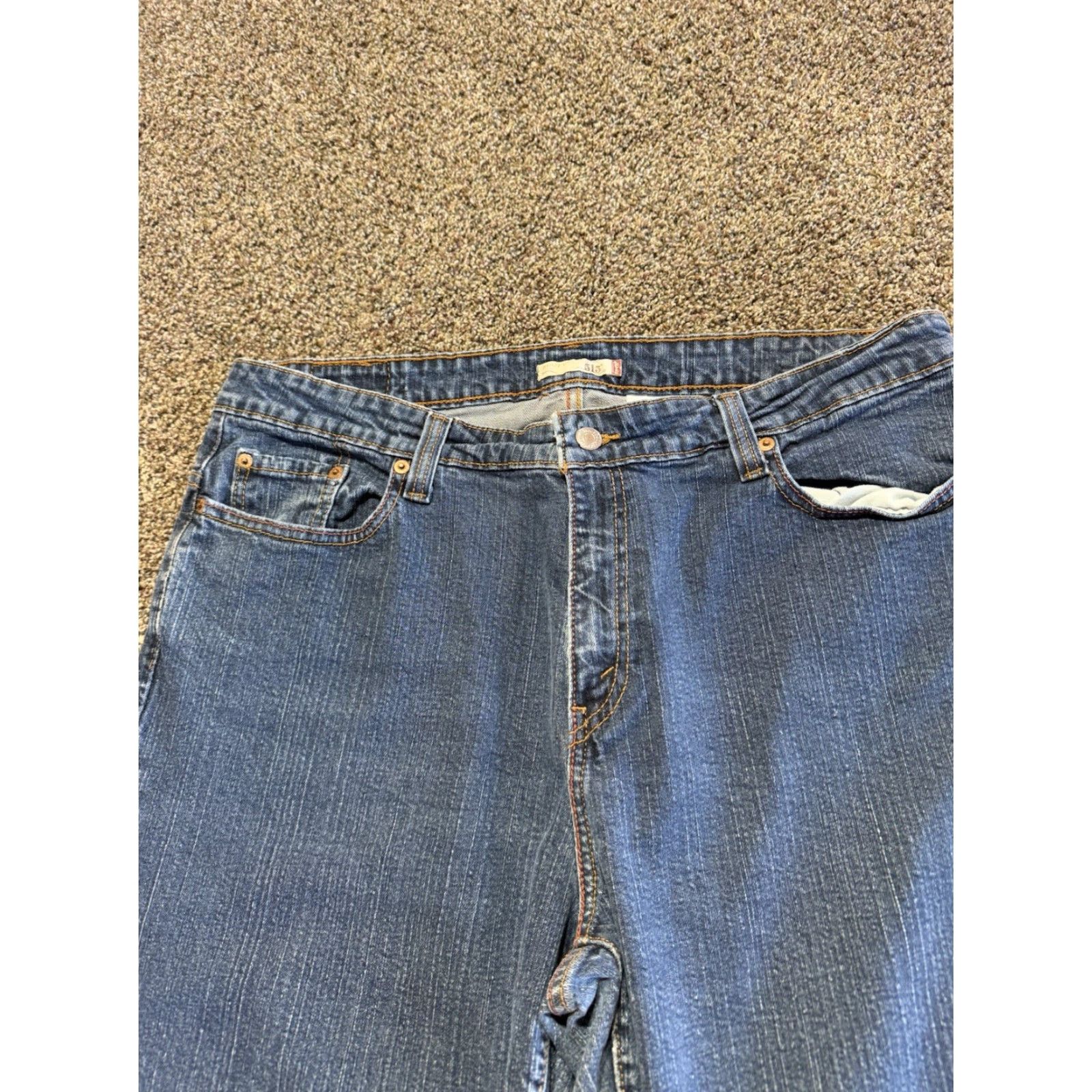 Levi's Levi's 515 Jeans Size 20 Blue Denim Bootcut Women Regular 31in Inseam 5-Pocket Logo Vintage No Size 42" / US 20 - 3 Thumbnail