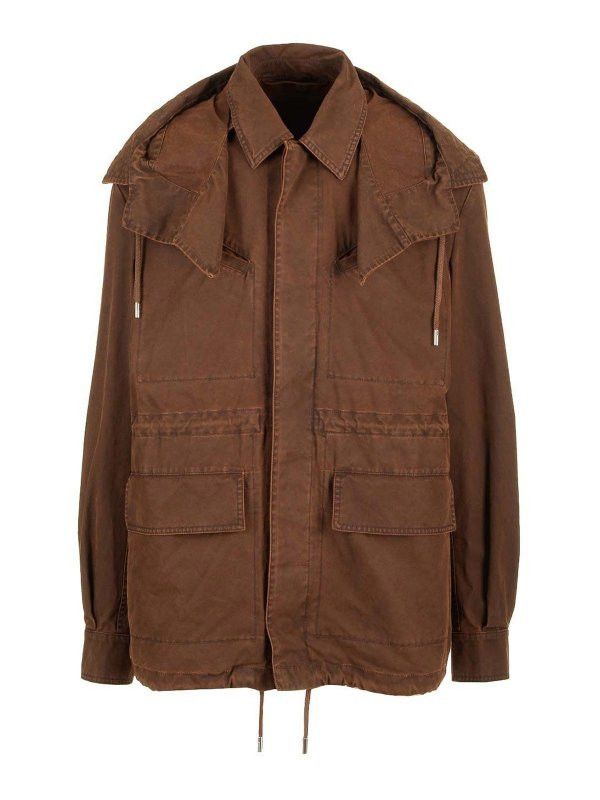 o1srvl11e0226 Parka In Dark Brown