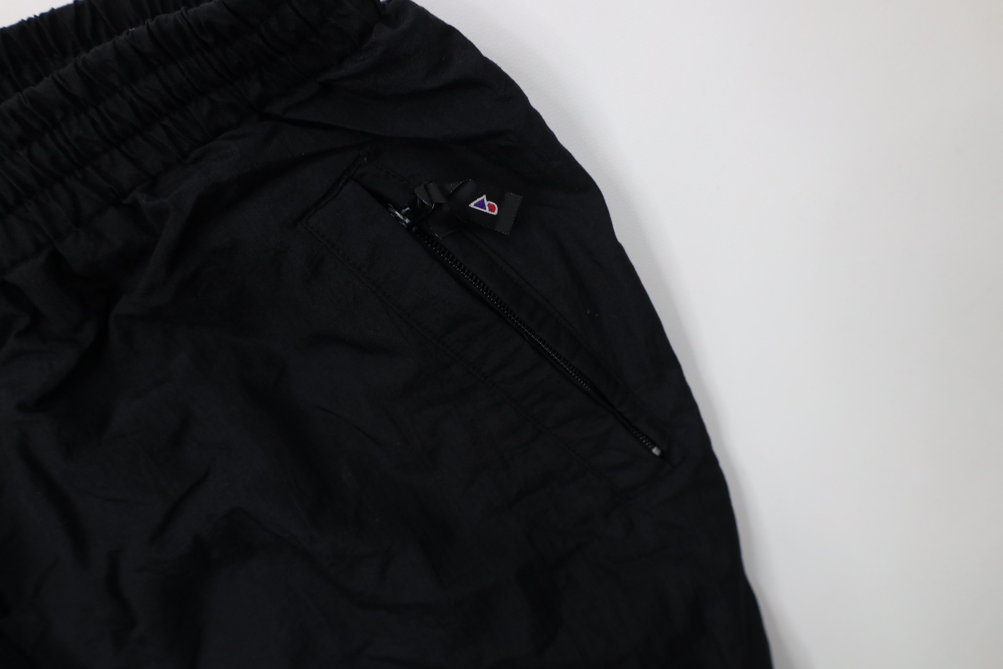 Vintage Vintage 90s Streetwear Lined Windbreaker Joggers Pants Black Size US 36 / EU 52 - 7 Thumbnail