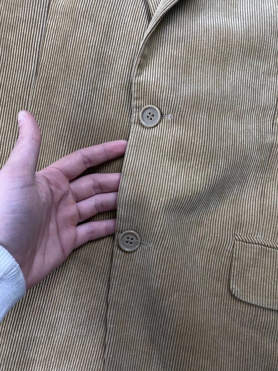 Giorgio Armani Giorgio Armani Corduroy Blazer Jacket Men Size 50 Beige Size 50R - 4 Thumbnail