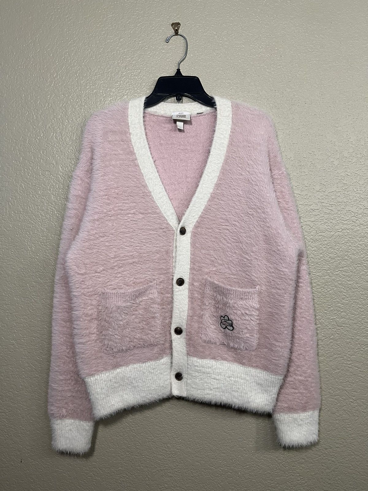 Golf le Fleur × Lacoste Golf Le Fleur Lacoste Cream Knit Cardigan