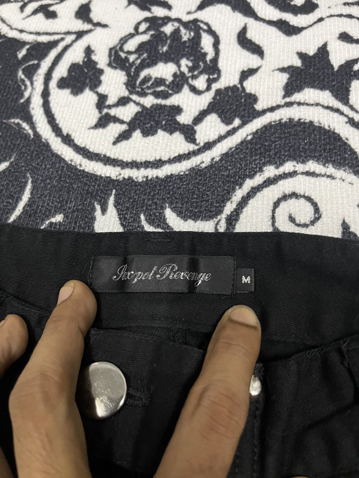 If Six Was Nine 2000s SEXPOT REVENGE BONDAGE PANT RARE DESIGN Size US 27 - 8 Thumbnail