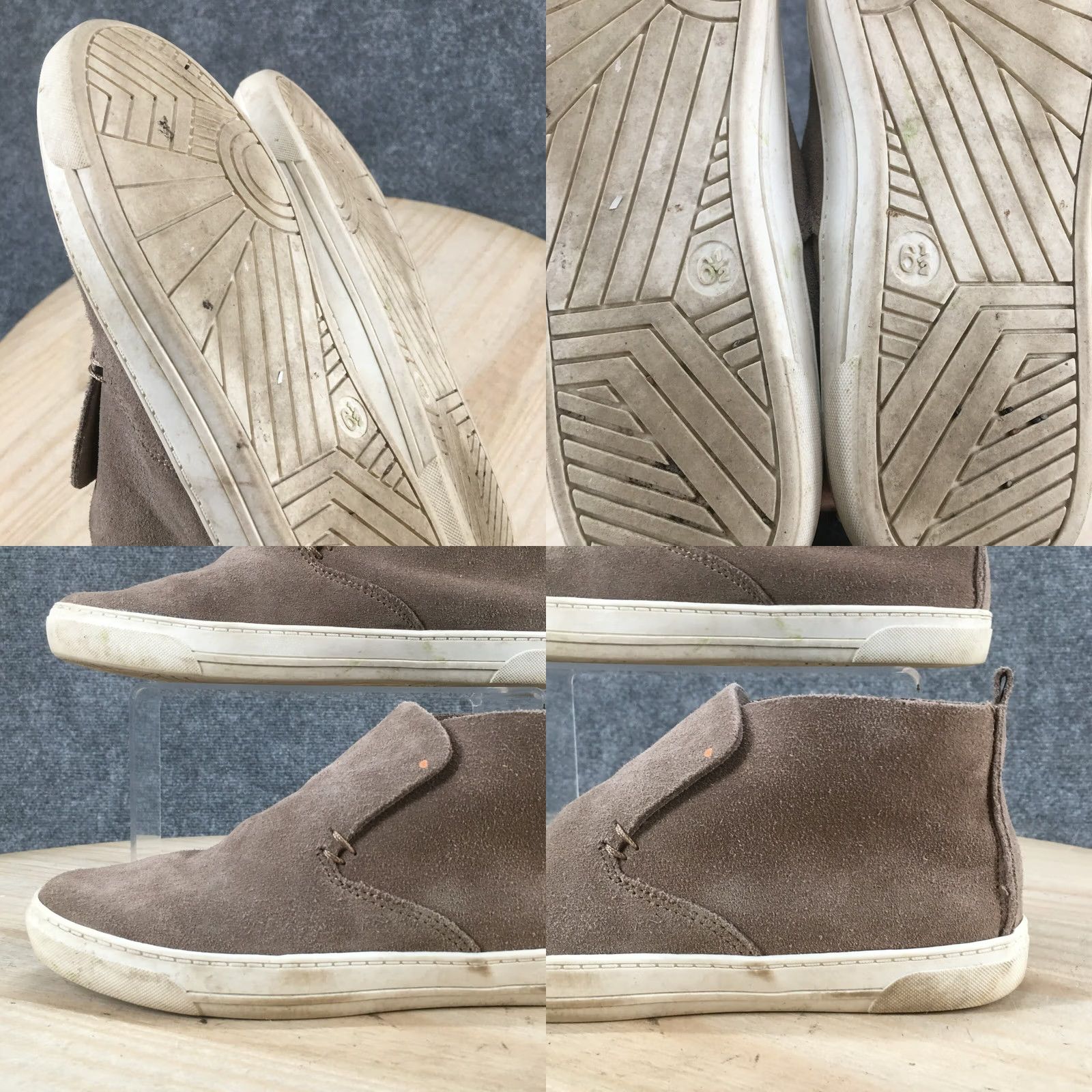 Dolce Vita DV Dolce Vita Boots Womens 6.5 Ankle Booties Brown Leather Pull On Almond Toe Size US 7 / IT 37 - 9 Thumbnail