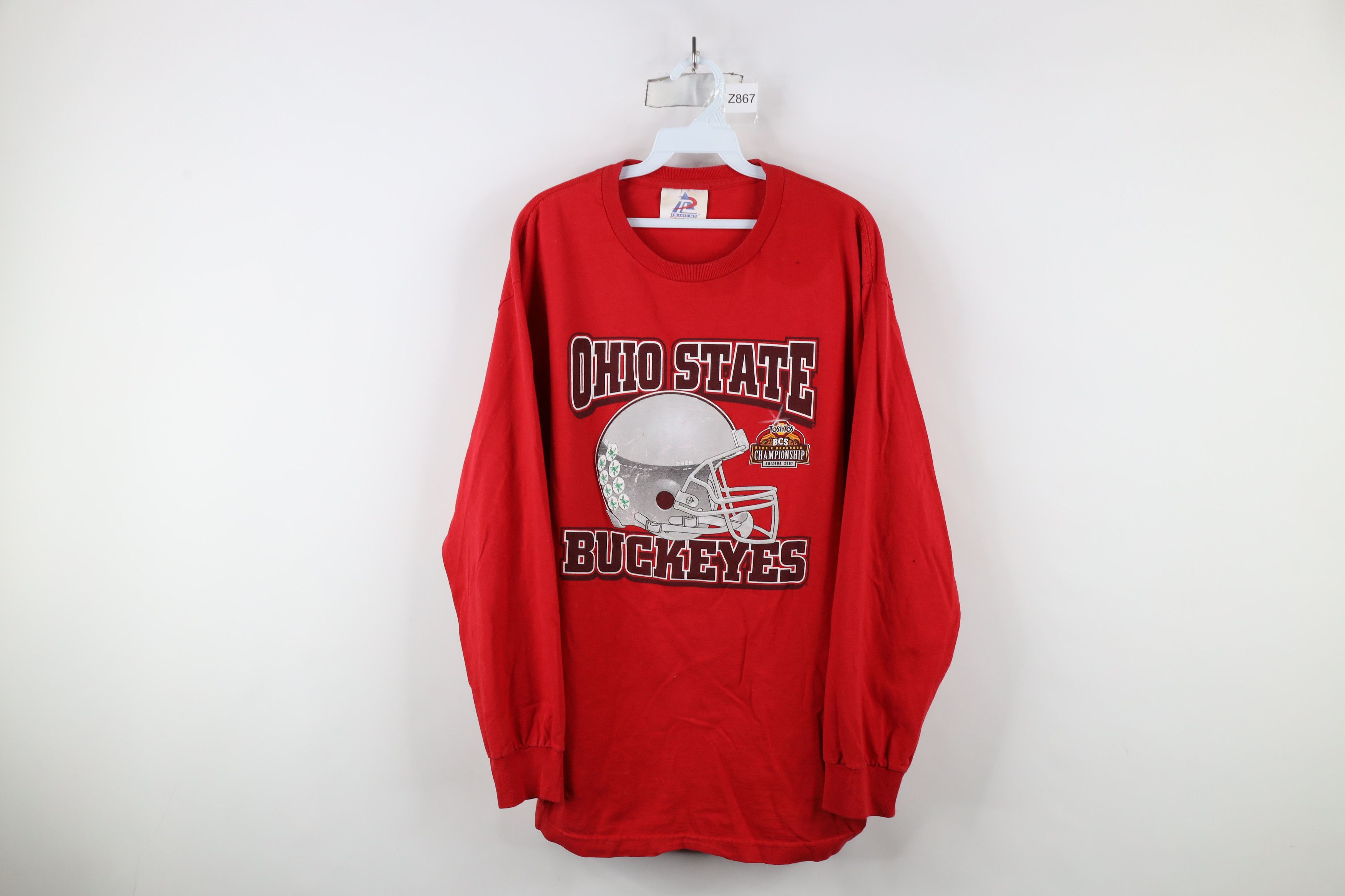 Vintage Vintage Championship State University Football T-Shirt Red Size US L / EU 52-54 / 3 - 1 Thumbnail