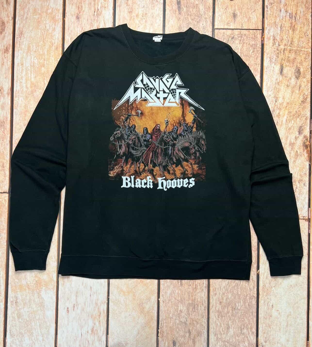 Vintage Savage Master Black Hooves sweatshirt Size US XXL / EU 58 / 5 - 1 Thumbnail