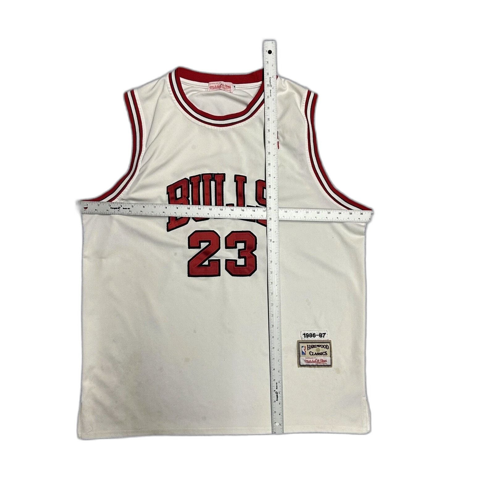 Vintage NBA Michael Jordan 86-87 Chicago Bulls Mitchell and Nes Hard Size US XXL / EU 58 / 5 - 4 Thumbnail