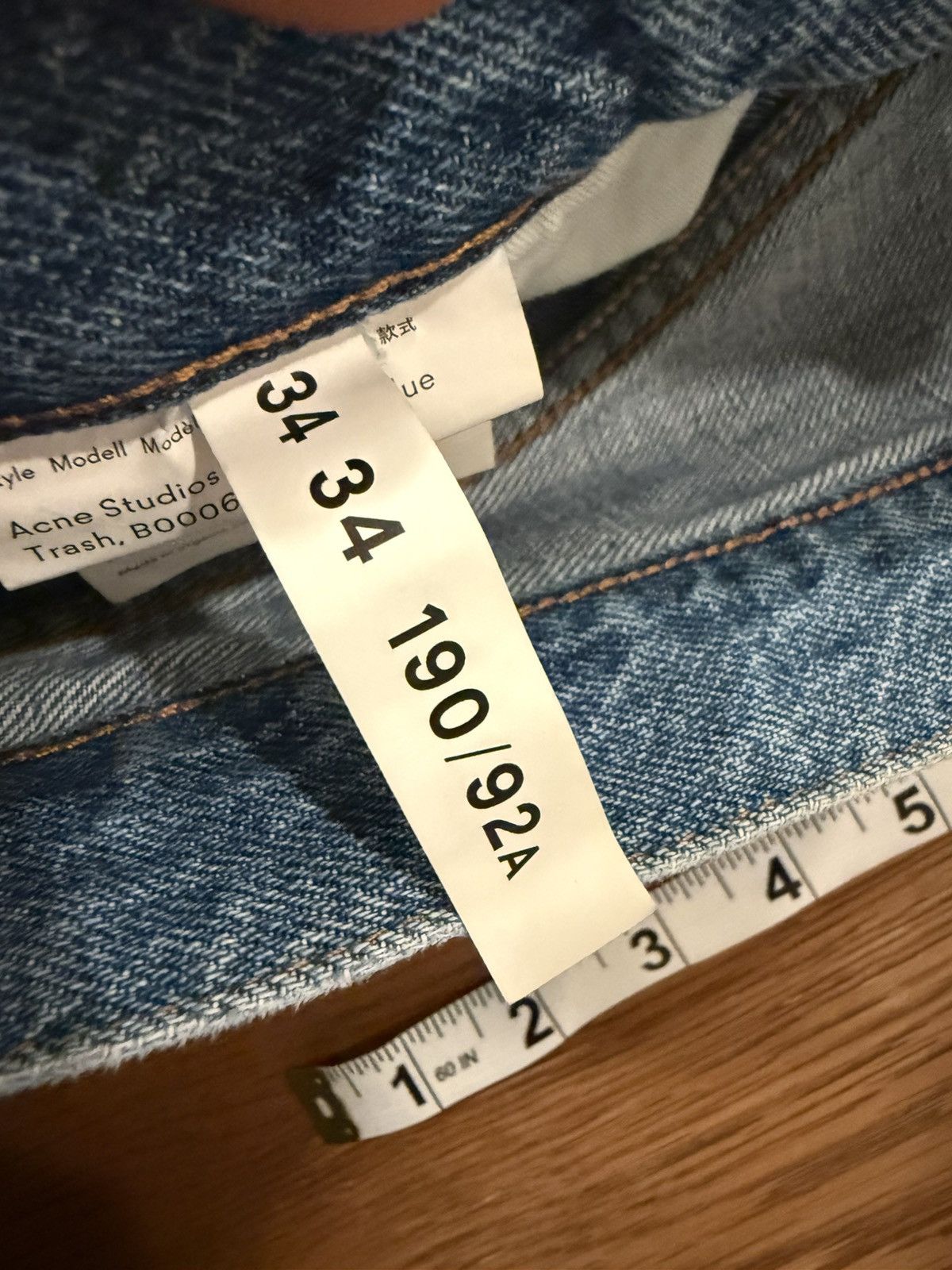 Acne Studios NOT FOR SALE - Acne Studios 2003 Straight Leg Jeans Size US 34 / EU 50 - 7 Thumbnail