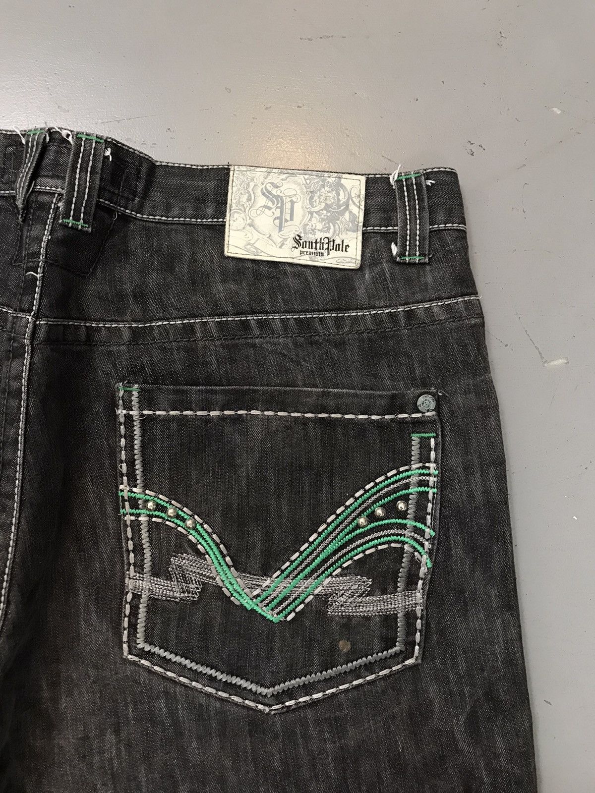 Southpole × Vintage Vintage SouthPole Embroidery Denim Jorts Size US 42 / EU 58 - 5 Thumbnail