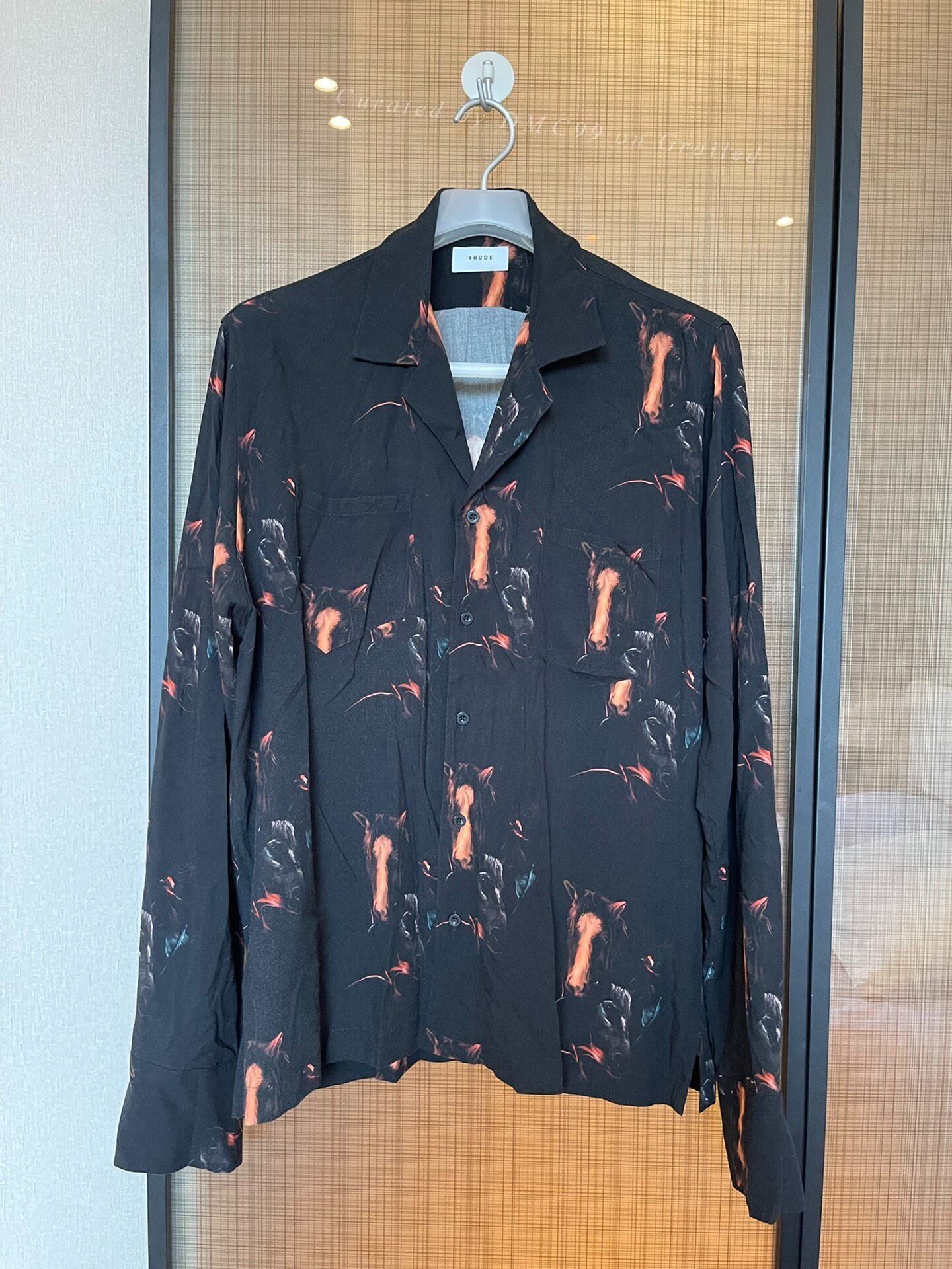 Rhude RHUDE Horse Men's Shirt Size US M / EU 48-50 / 2 - 1 Thumbnail