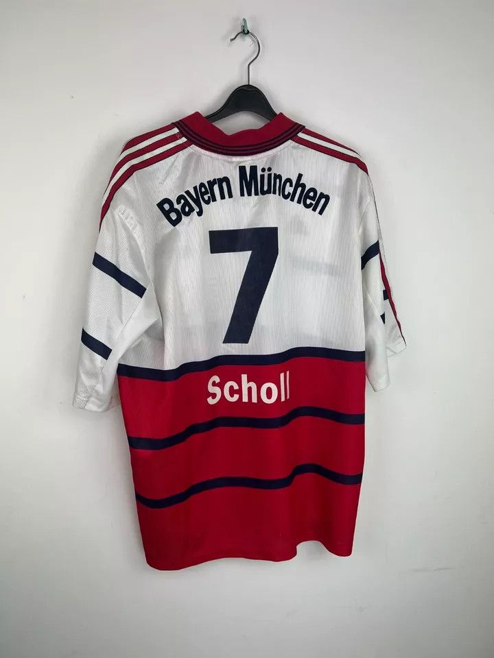 1998-00 FC Bayern Munich Munchen Away FOOTBALL SHIRT SOCCER
