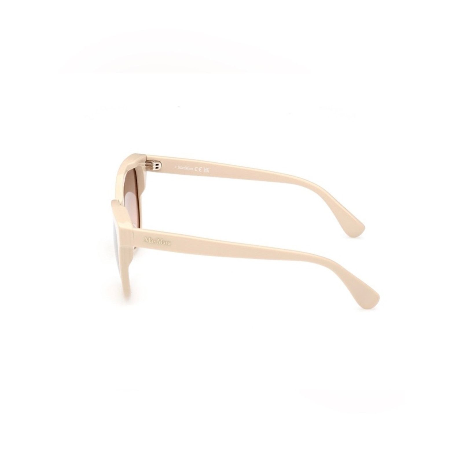 Max Mara MaxMara Cream Round Sunglasses MM0068 25G 54 Size ONE SIZE - 4 Thumbnail