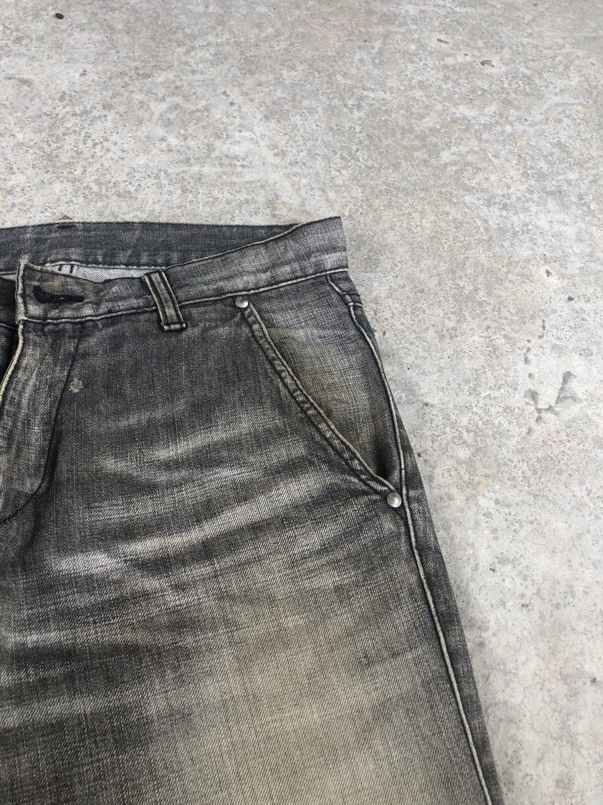 If Six Was Nine Japanese Abahouse Flared Jeans Mud Wash Distressed Jeans Size US 30 / EU 46 - 17 Thumbnail