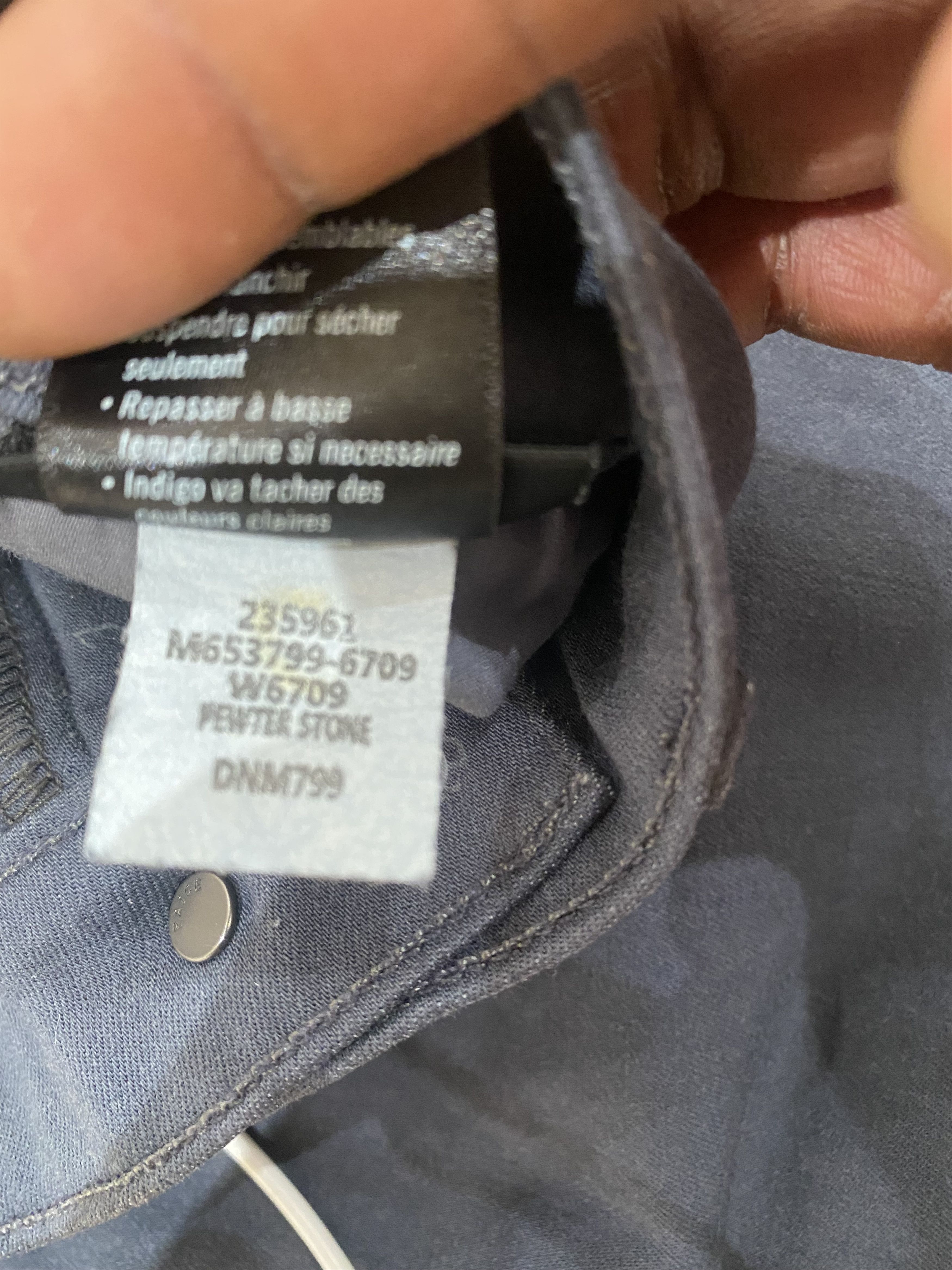 Paige Transcend Lennox 32” Slim Jean ‘Pewer Stone’ Size US 32 / EU 48 - 12 Thumbnail