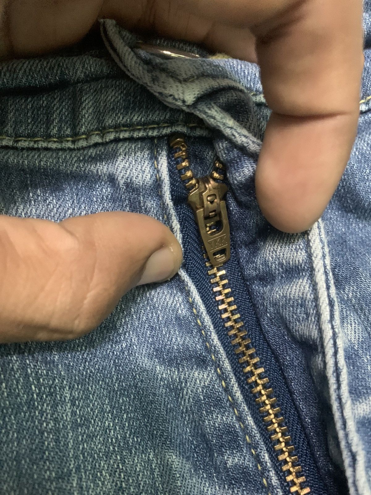 Issey Miyake × Japanese Brand × Ne-Net RARE ISSEY MIYAKE DENIM BUCKLE BACK Size US 31 - 7 Thumbnail