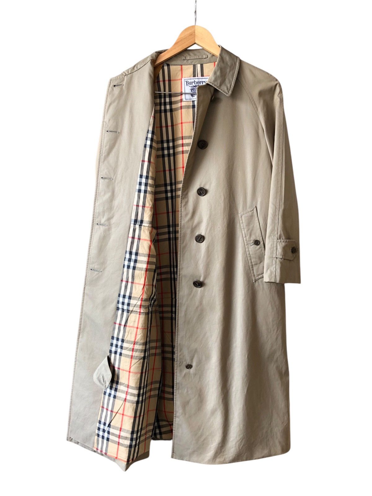 Burberry Vintage Burberry Japan Made Nova Check Trench Coat Size US S / EU 44-46 / 1 - 1 Thumbnail