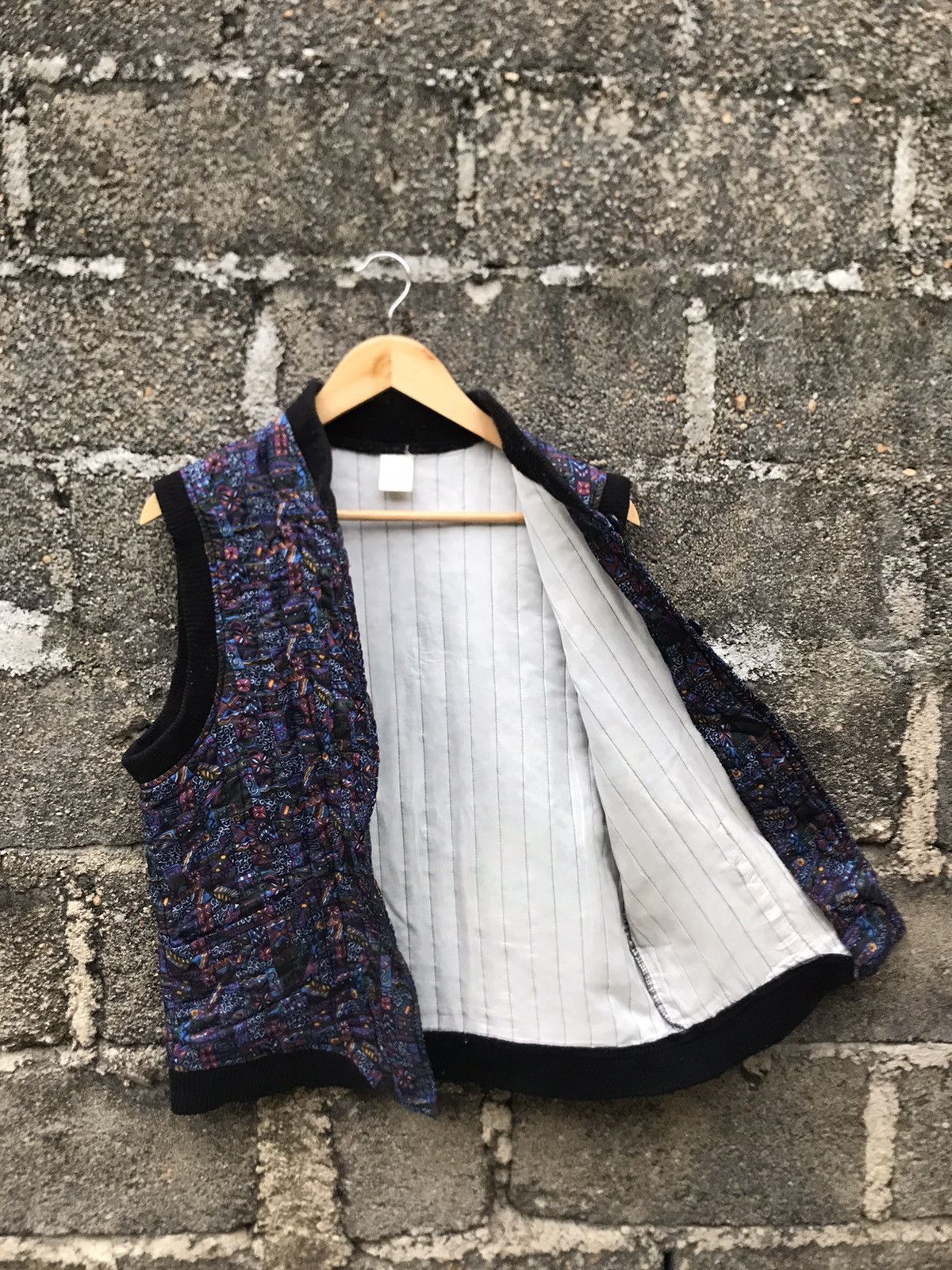 Japanese Brand × Vintage Vintage Ajrakh Block Quilted Vest Size US M / EU 48-50 / 2 - 7 Thumbnail