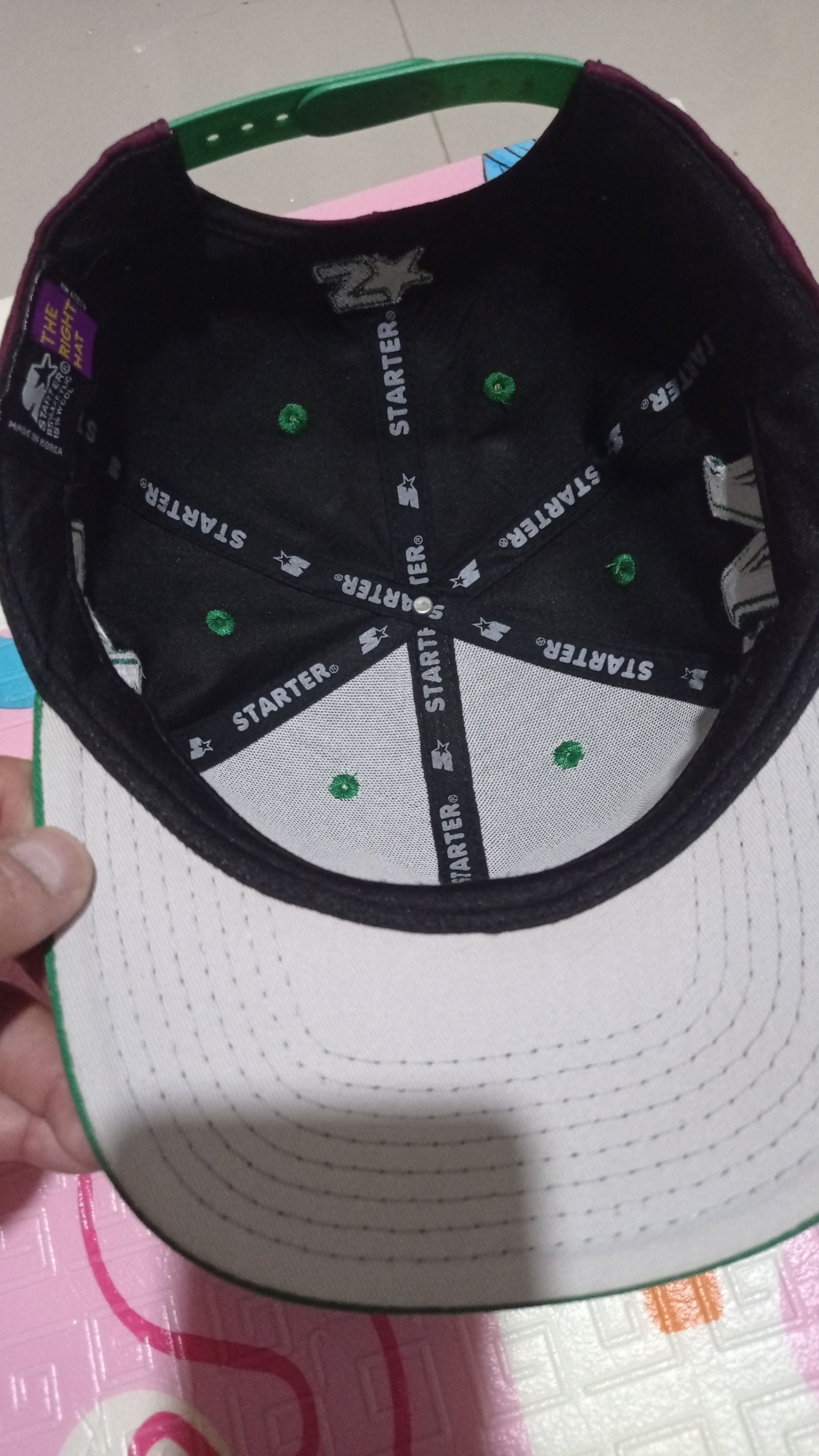 Starter Might Ducks Starter Snapback by the right hat Size 36 - 3 Thumbnail