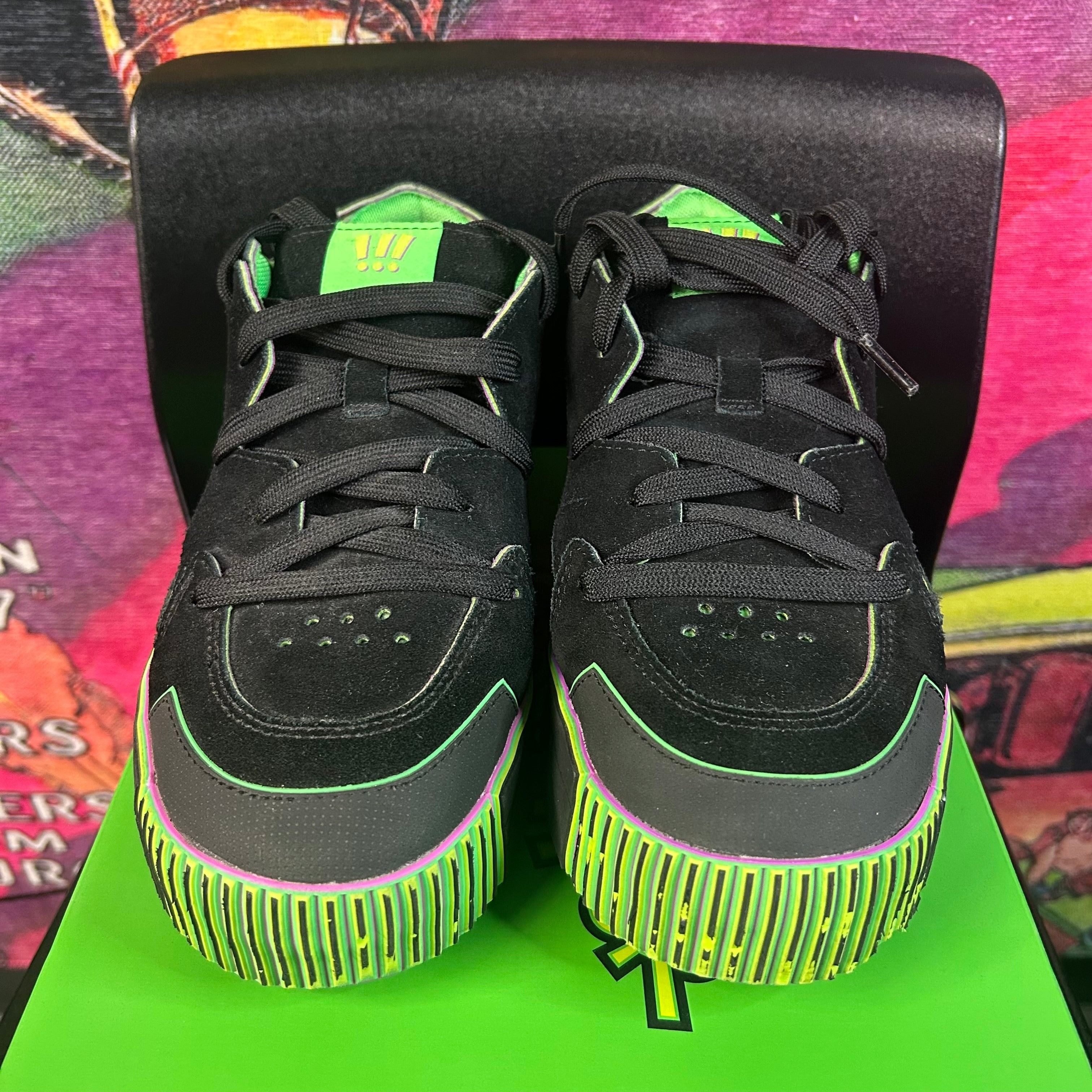 MSCHF MSCHF Gobstompers Sneakers Black Green Size 10 Size US 10 / EU 43 - 4 Thumbnail