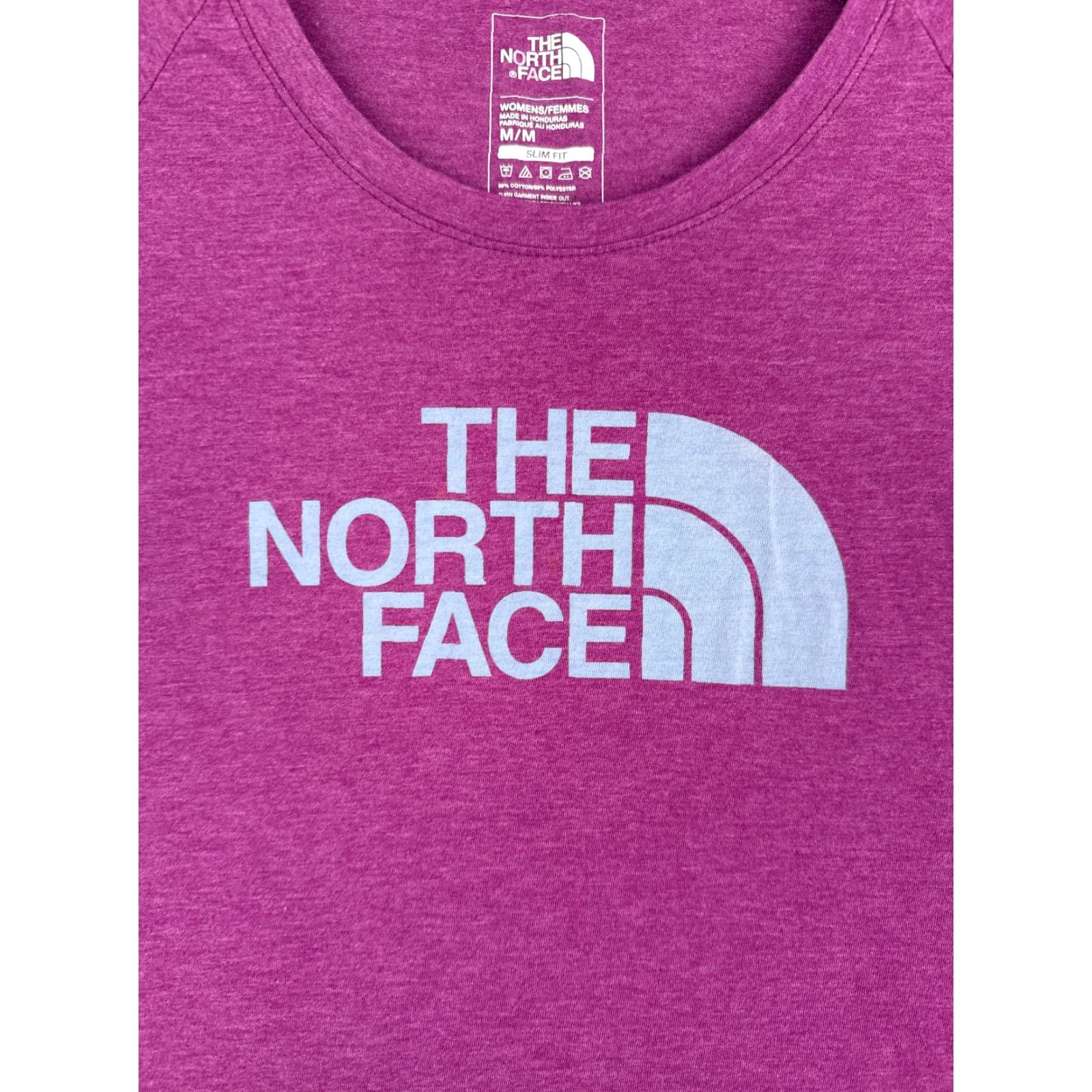 The North Face The North Face Shirt Women Medium Purple Crew Neck Slim Fit Cotton Blend READ Size M / US 6-8 / IT 42-44 - 6 Thumbnail