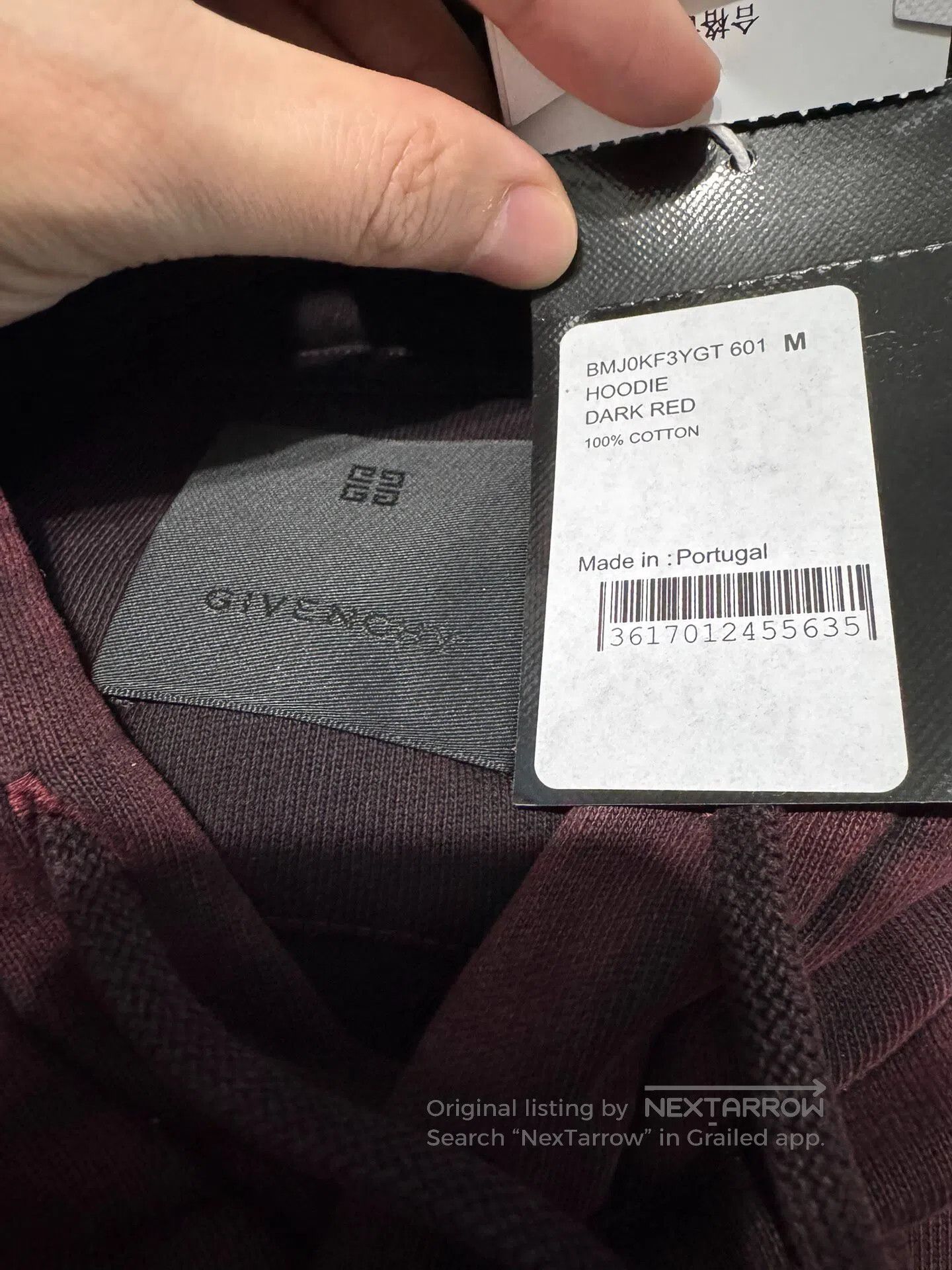 Giorgio Armani Giorgio Armani Distressed logo hoodie| Size US M / EU 48-50 / 2 - 3 Thumbnail