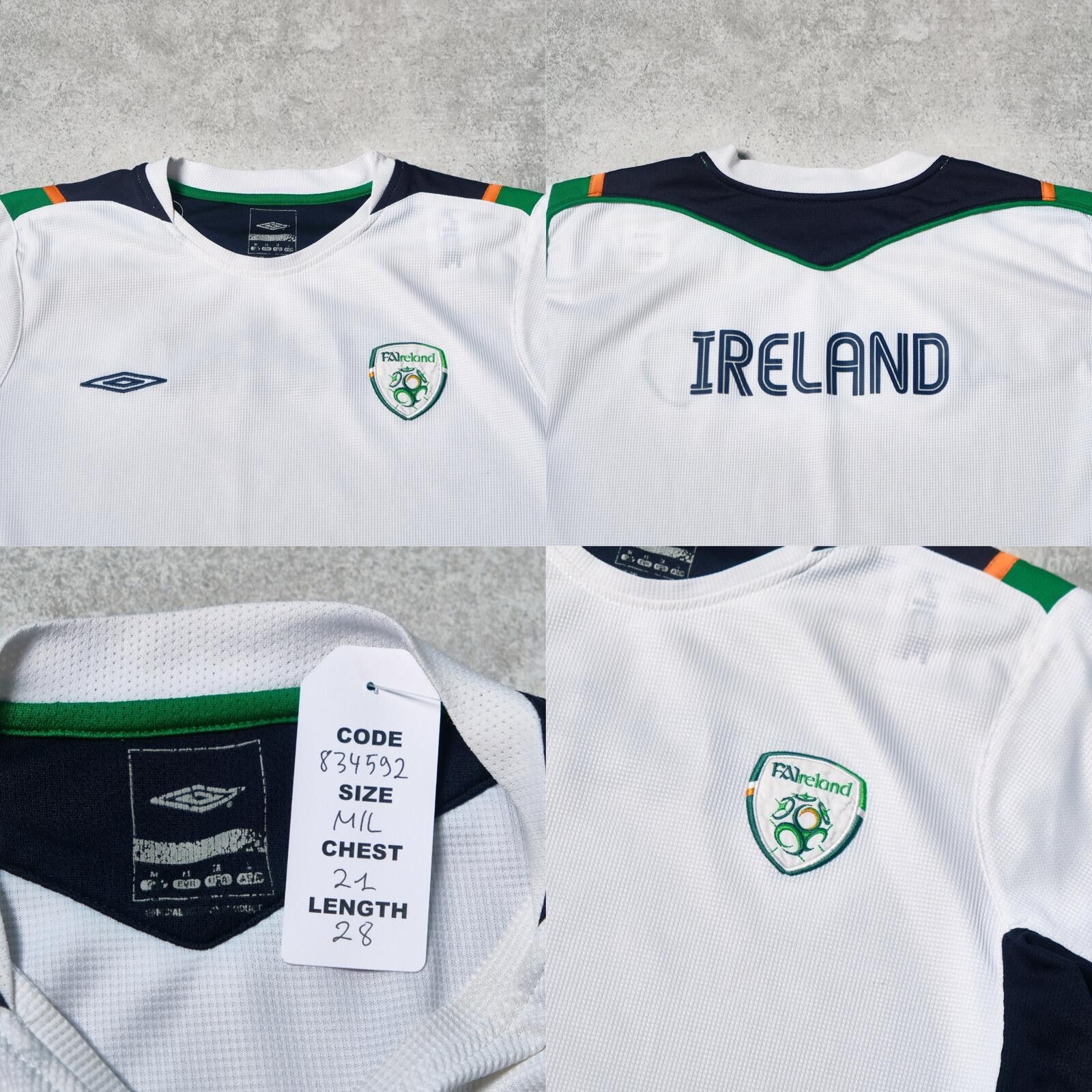 Umbro 2004/06 Ireland Training Shirt Umbro (M/L) Size US M / EU 48-50 / 2 - 4 Thumbnail