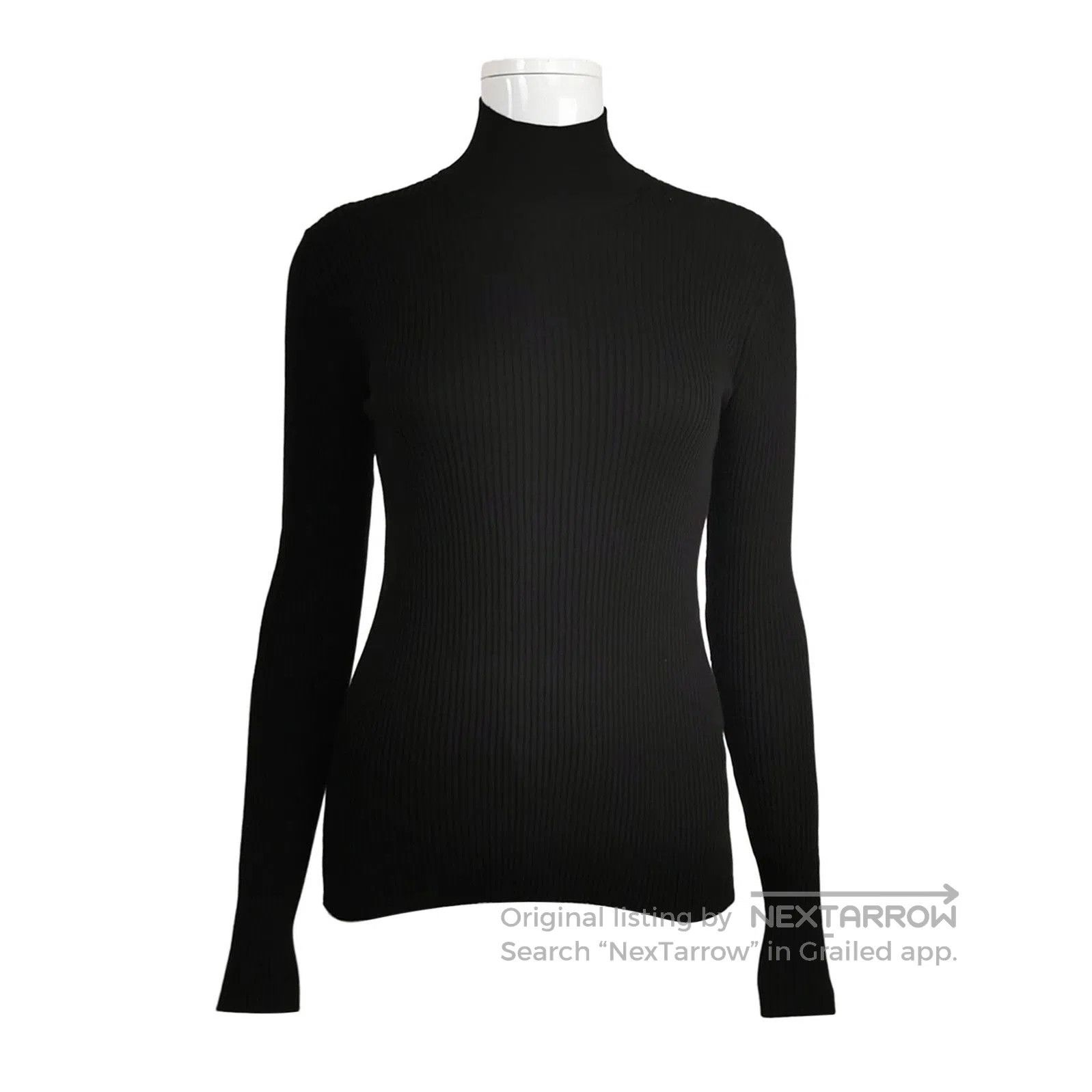 Prada Prada Black Cotton Turtleneck Sweater for Women . Size XS / US 0-2 / IT 36-38 - 1 Thumbnail