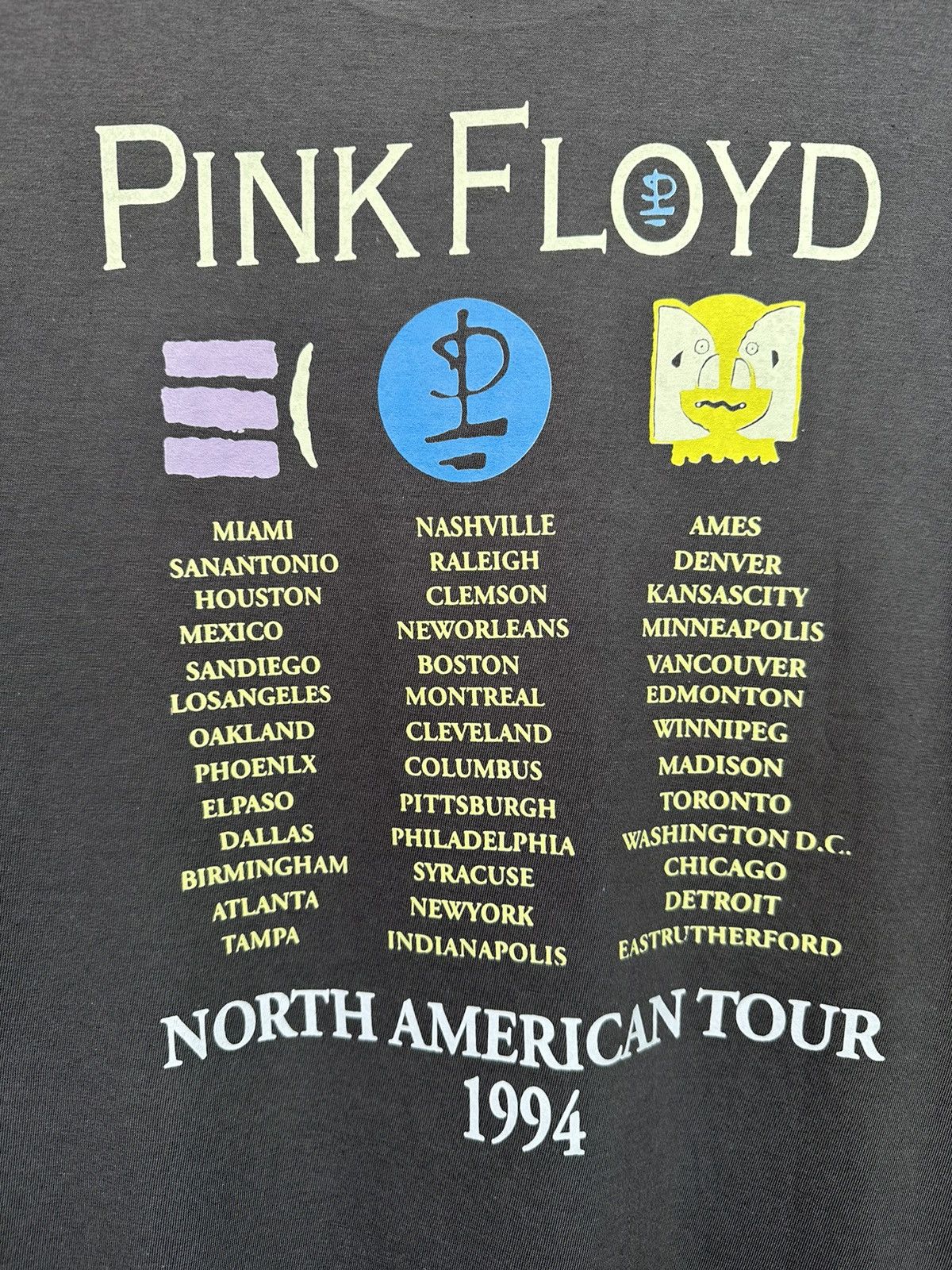 Band Tees × Pink Floyd Pink Floyd Division Bell Men Grey L “North American Tour” Size US L / EU 52-54 / 3 - 12 Thumbnail