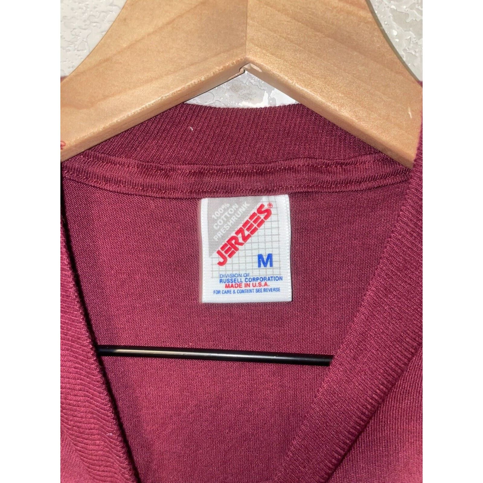 Jerzees Vintage Pennsylavnia Shirt Amish Country Red Tee VTG 90s M Size US M / EU 48-50 / 2 - 6 Thumbnail