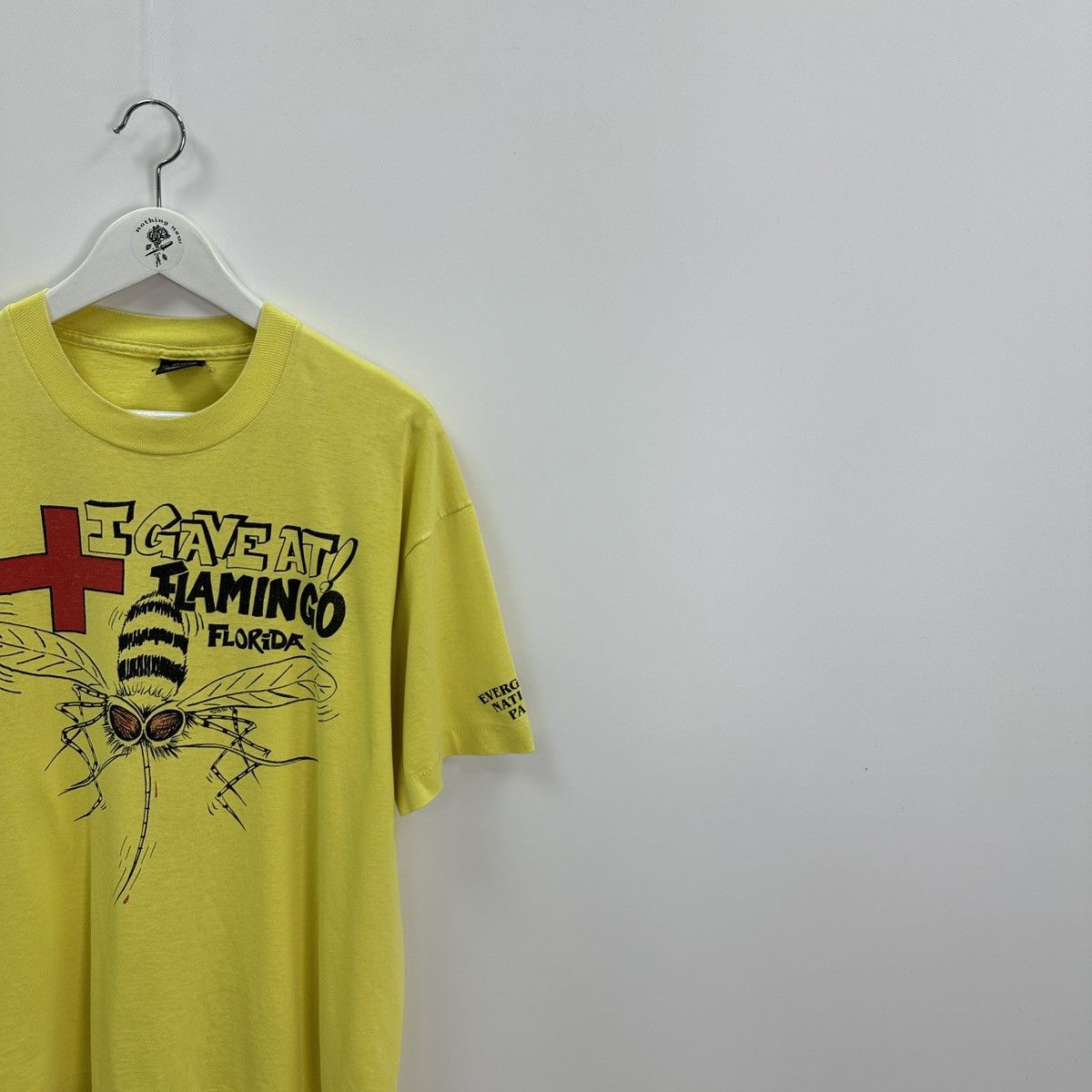 Vintage Vintage 90s Mosquito I gave at flamingo Florida tee y2k hype Size US XL / EU 56 / 4 - 2 Thumbnail