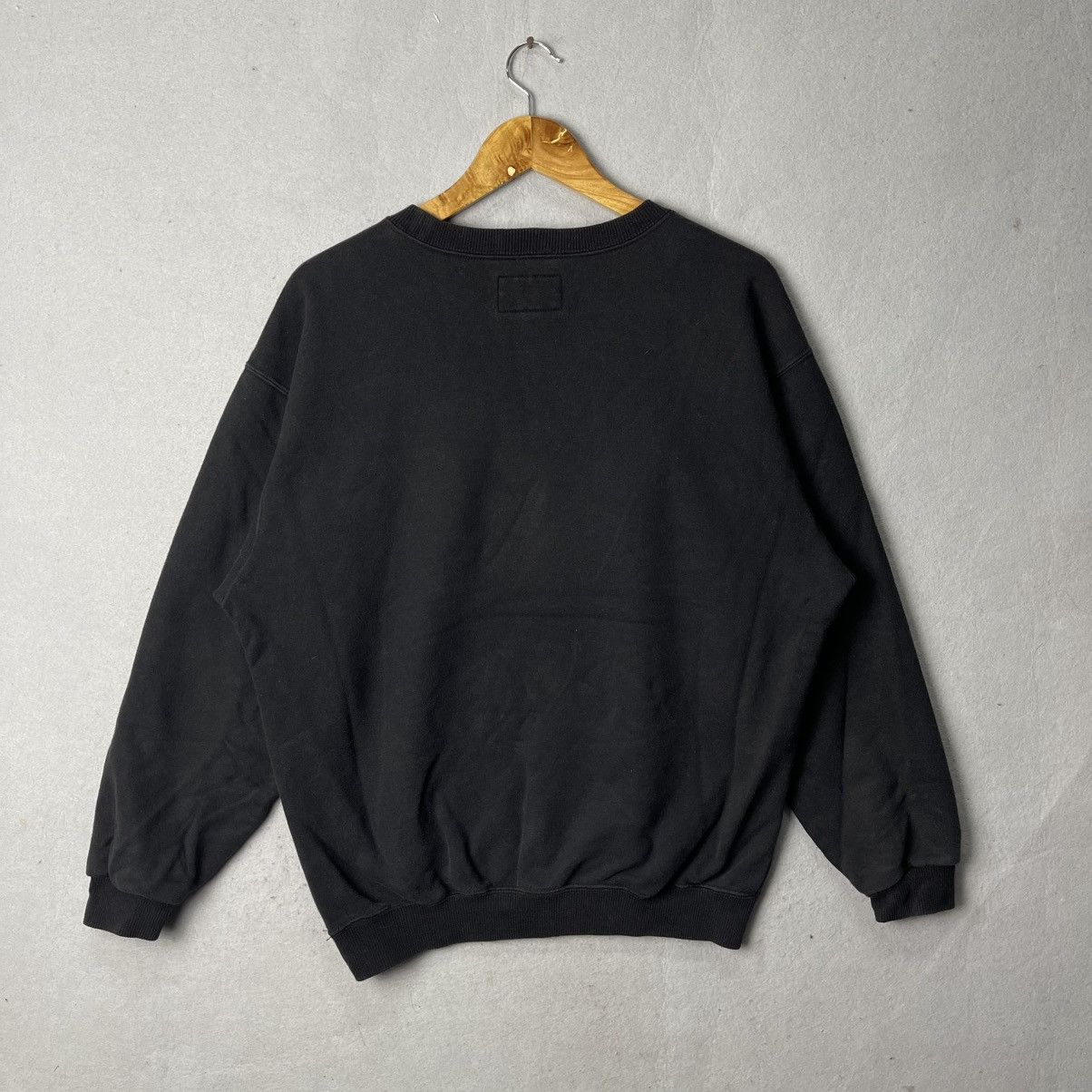 Kenzo Vintage Kenzo Jeans Embroidered Logo Sweatshirt – Black Size US L / EU 52-54 / 3 - 6 Thumbnail