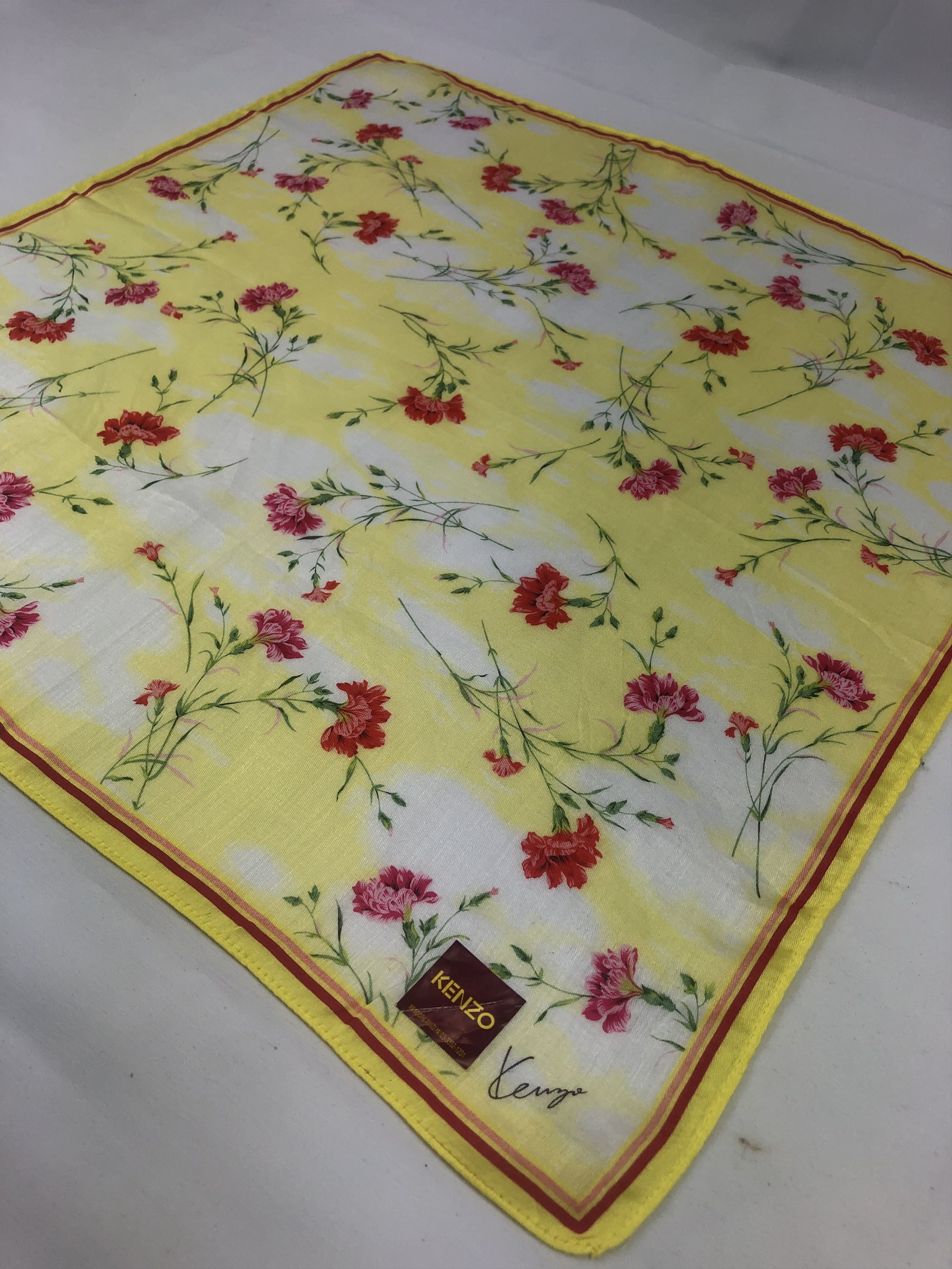 Kenzo × Vintage Kenzo Handkerchief / Bandana / Neckerchief Size ONE SIZE - 4 Thumbnail