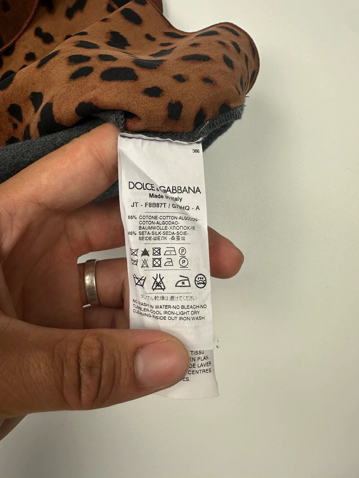 Dolce & Gabbana Dolce Gabbana 00’s Leopard Top Tank Top Silk Size M / US 6-8 / IT 42-44 - 7 Thumbnail