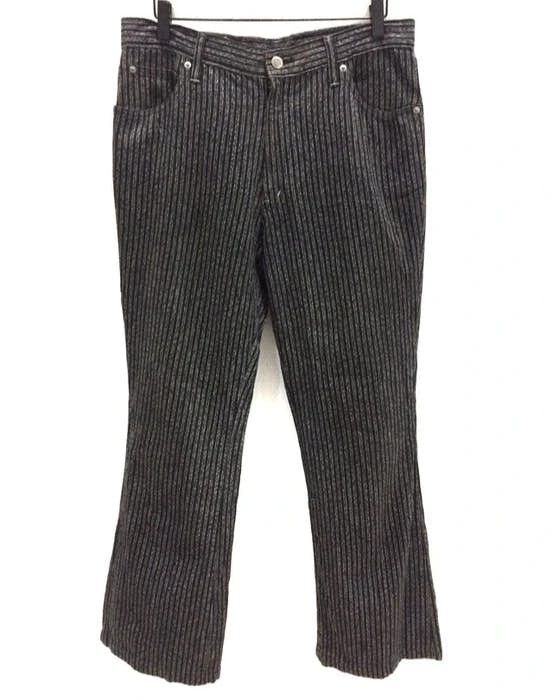 Japanese Brand Blue Way Striped Design Casual Pant