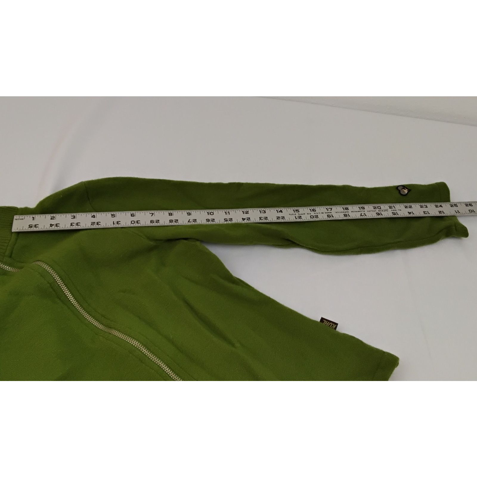 Kuhl Kuhl Merino Wool Sweater Women's M Green Full Zip Shrunken Size M / US 6-8 / IT 42-44 - 13 Thumbnail