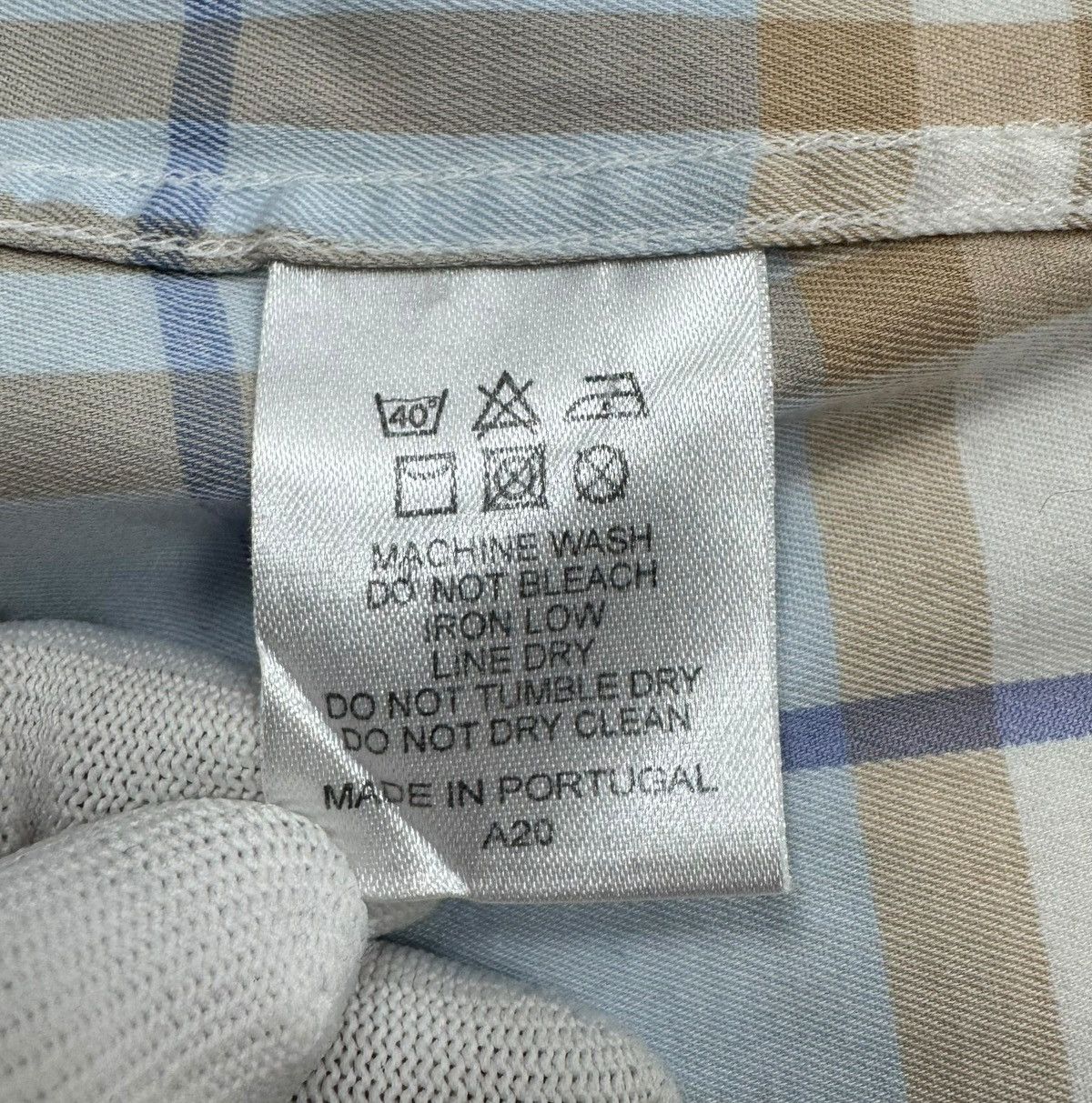 Burberry Burberry Vintage Checkered Shirt Button Up Short Sleeve Size S / US 4 / IT 40 - 12 Thumbnail