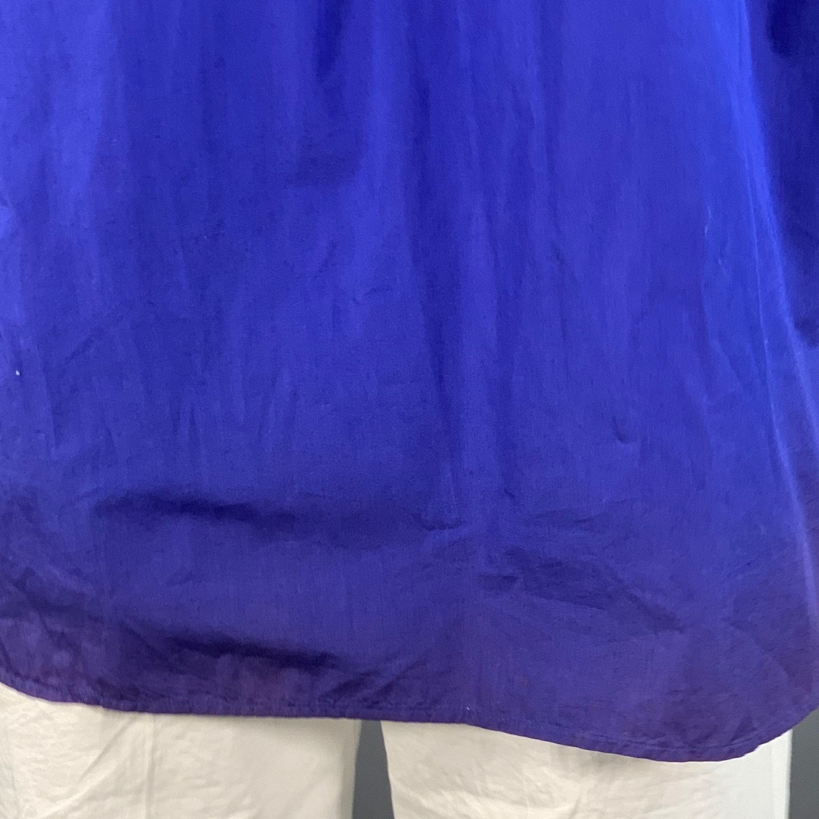 Other ALAN BILZERIAN Blue Color Contrast Trim Long Sleeve Shirt Size US XXL / EU 58 / 5 - 6 Thumbnail