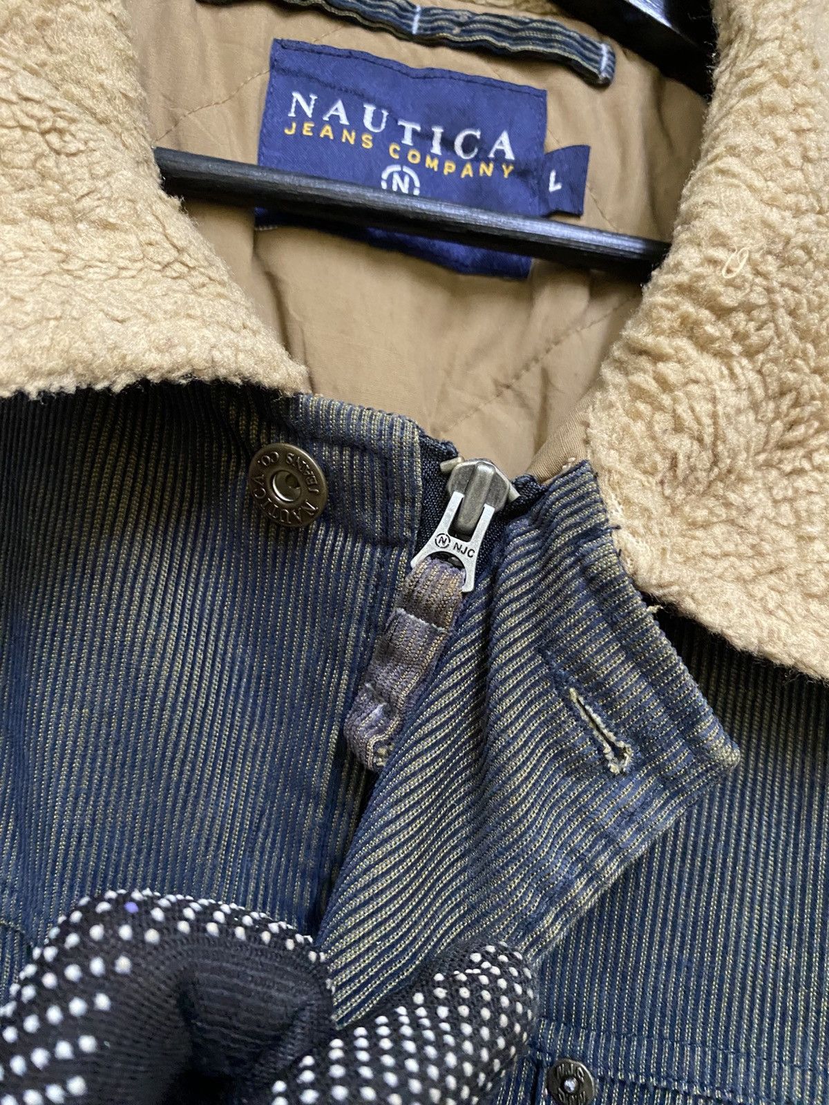 Nautica VINTAGE Y2K NAUTICA CORDUROY JACKET Size US L / EU 52-54 / 3 - 17 Thumbnail