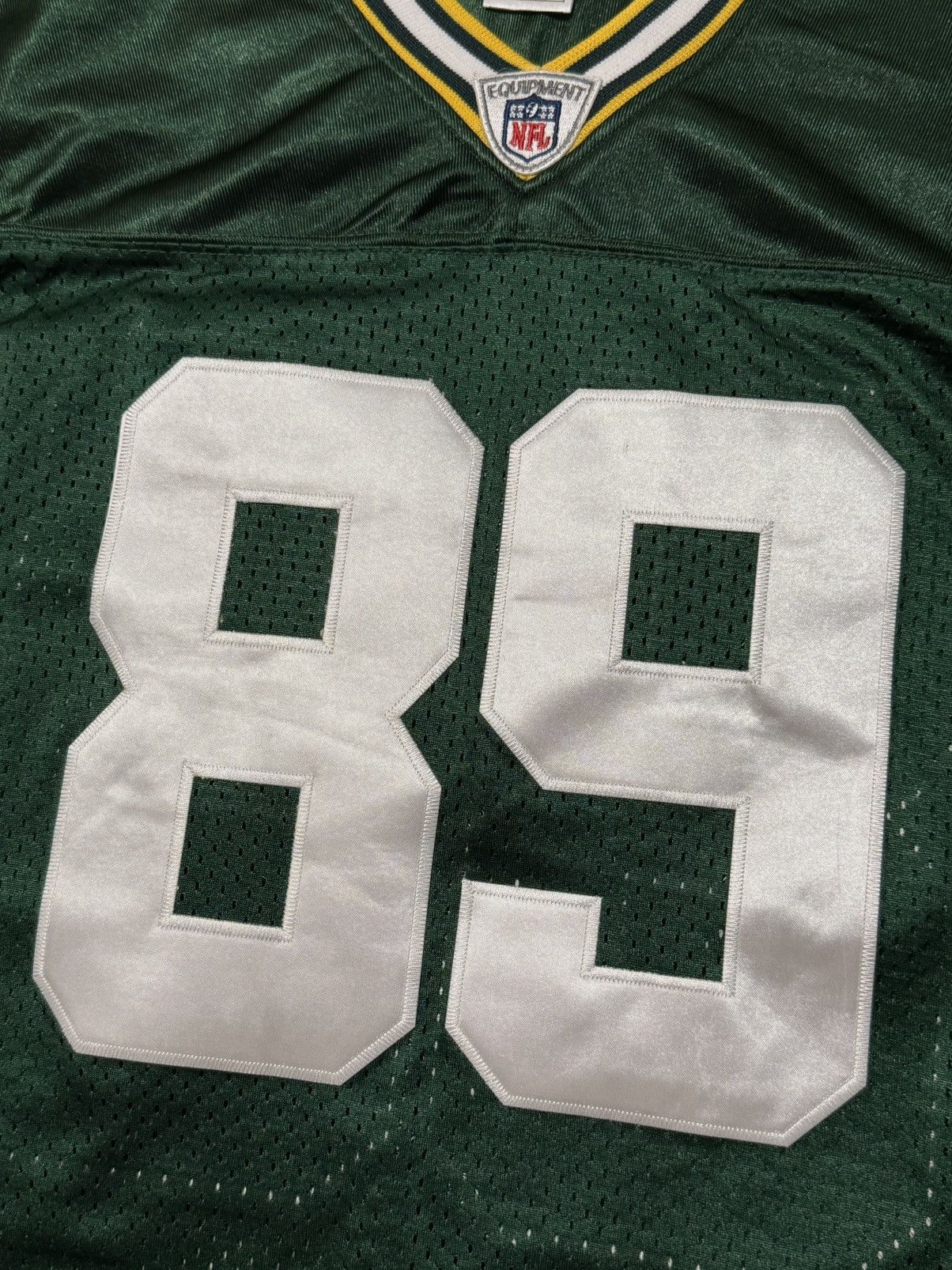 NFL Vintage Reebok Green Bay Packers James Jones #89 NFL Jersey Size US L / EU 52-54 / 3 - 3 Thumbnail