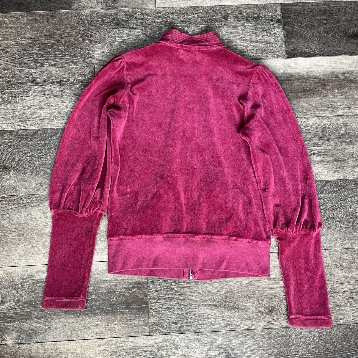 Juicy Couture × Juicy Couture Jeans × Vintage Vintage 2000s Juicy Couture Puff Sleeve Velour Track Jacket Size M / US 6-8 / IT 42-44 - 6 Thumbnail