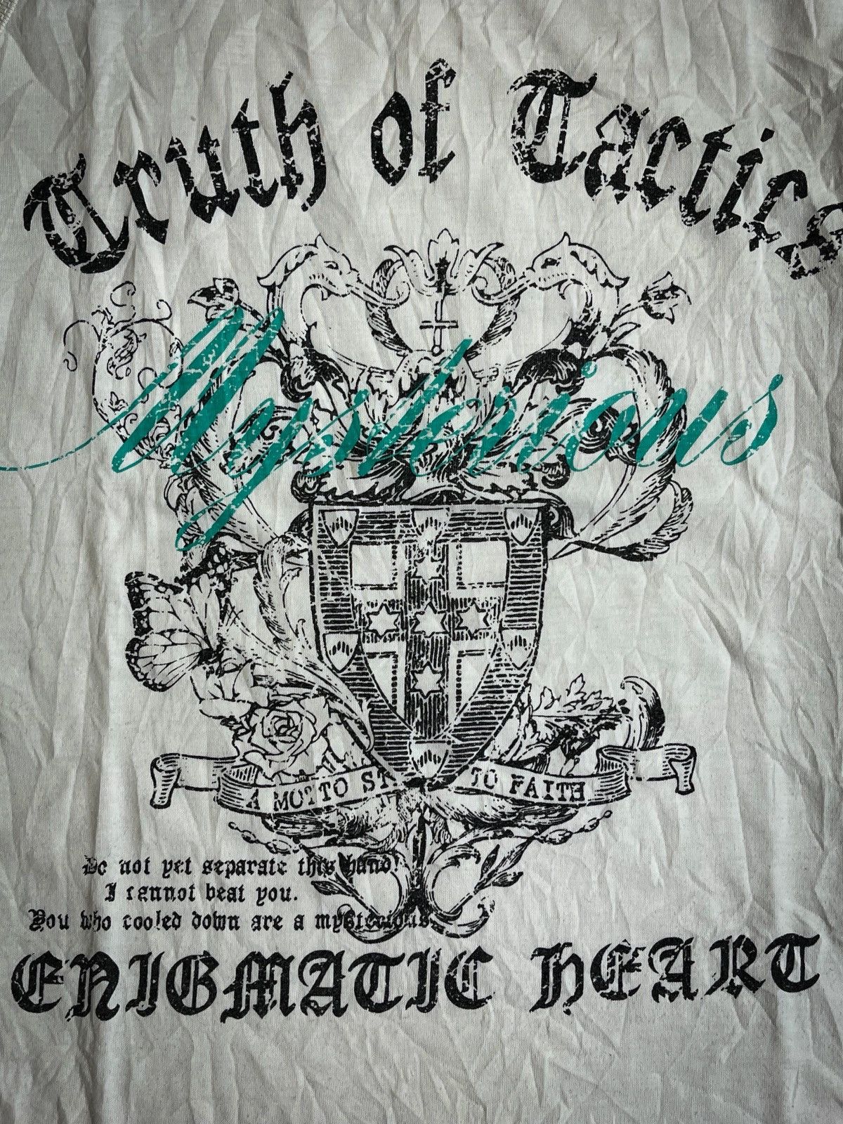 Le Grande Bleu (L.G.B.) Beaumere Graphic Cross Poem Tanktop Size US XL / EU 56 / 4 - 4 Thumbnail